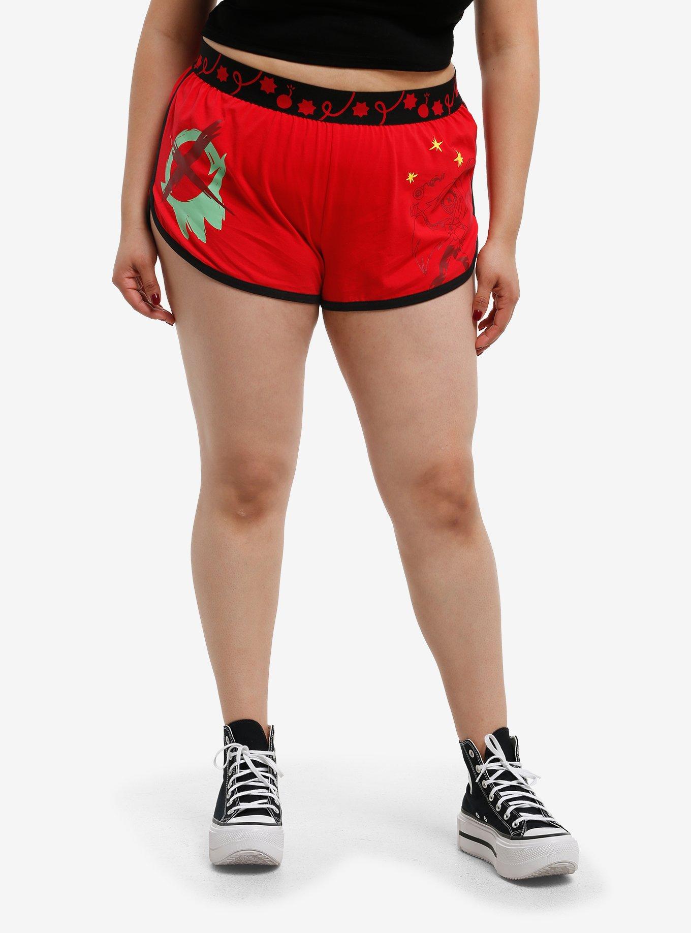 Hazbin Hotel Cherri Bomb Girls Soft Shorts Plus Size, , hi-res