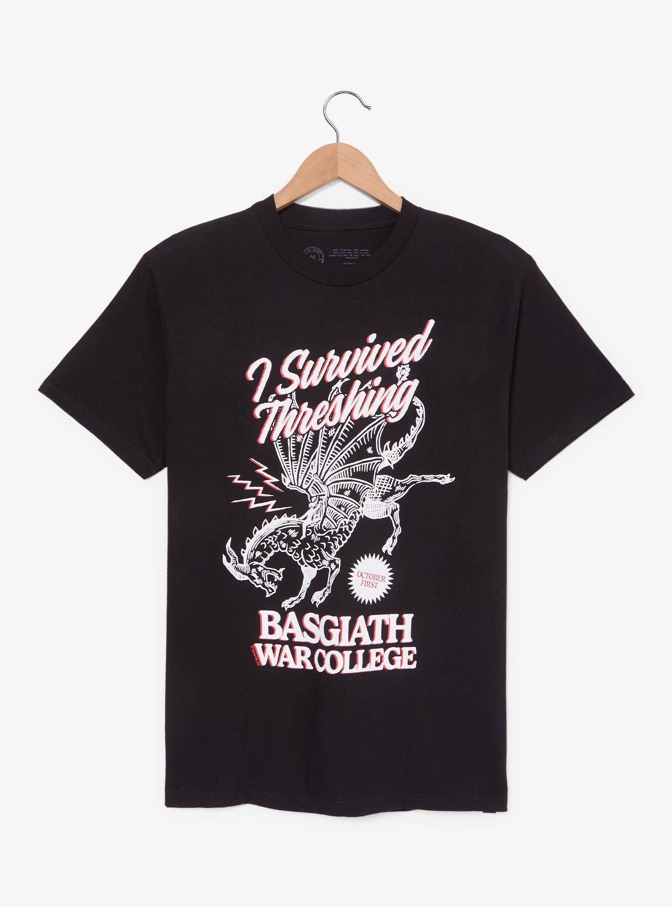 Out of Print Fourth Wing I Survived Threshing Women's T-Shirt - BoxLunch Exclusive, , hi-res