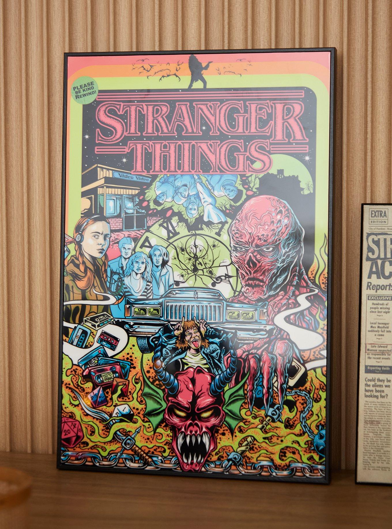 Stranger Things Retro Group Wall Art, , hi-res