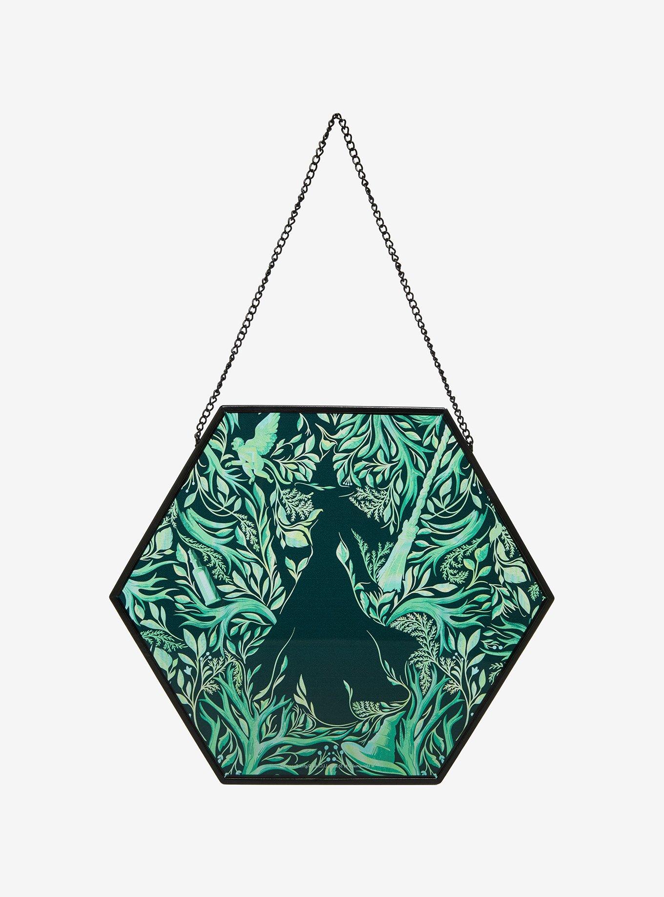Wicked Elphaba Forest Silhouette Stained Glass Wall Art - BoxLunch Exclusive, , hi-res
