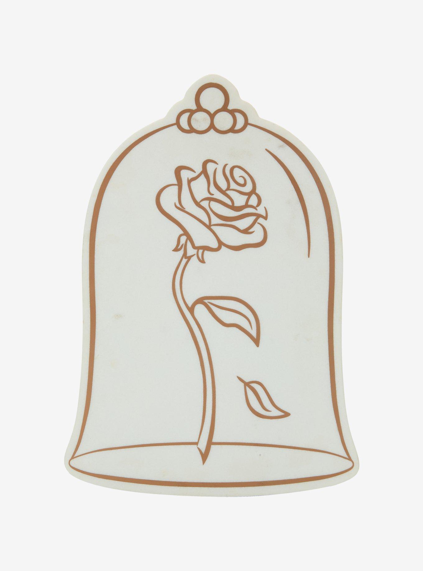 Disney Beauty and the Beast Enchanted Rose Marble Cutting Board, , hi-res