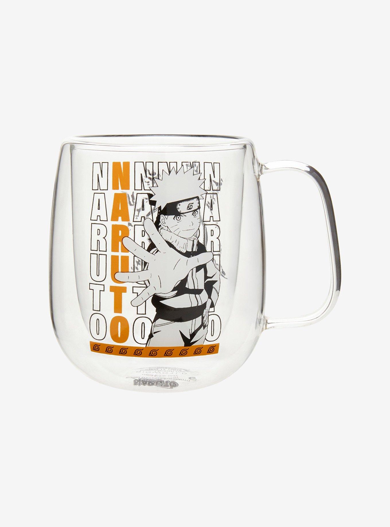 Naruto Shippuden Glass Mug — BoxLunch Exclusive, , hi-res