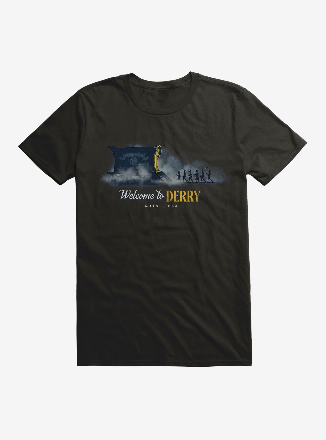 IT Welcome To Derry Welcome To Derry T-Shirt, BLACK, hi-res