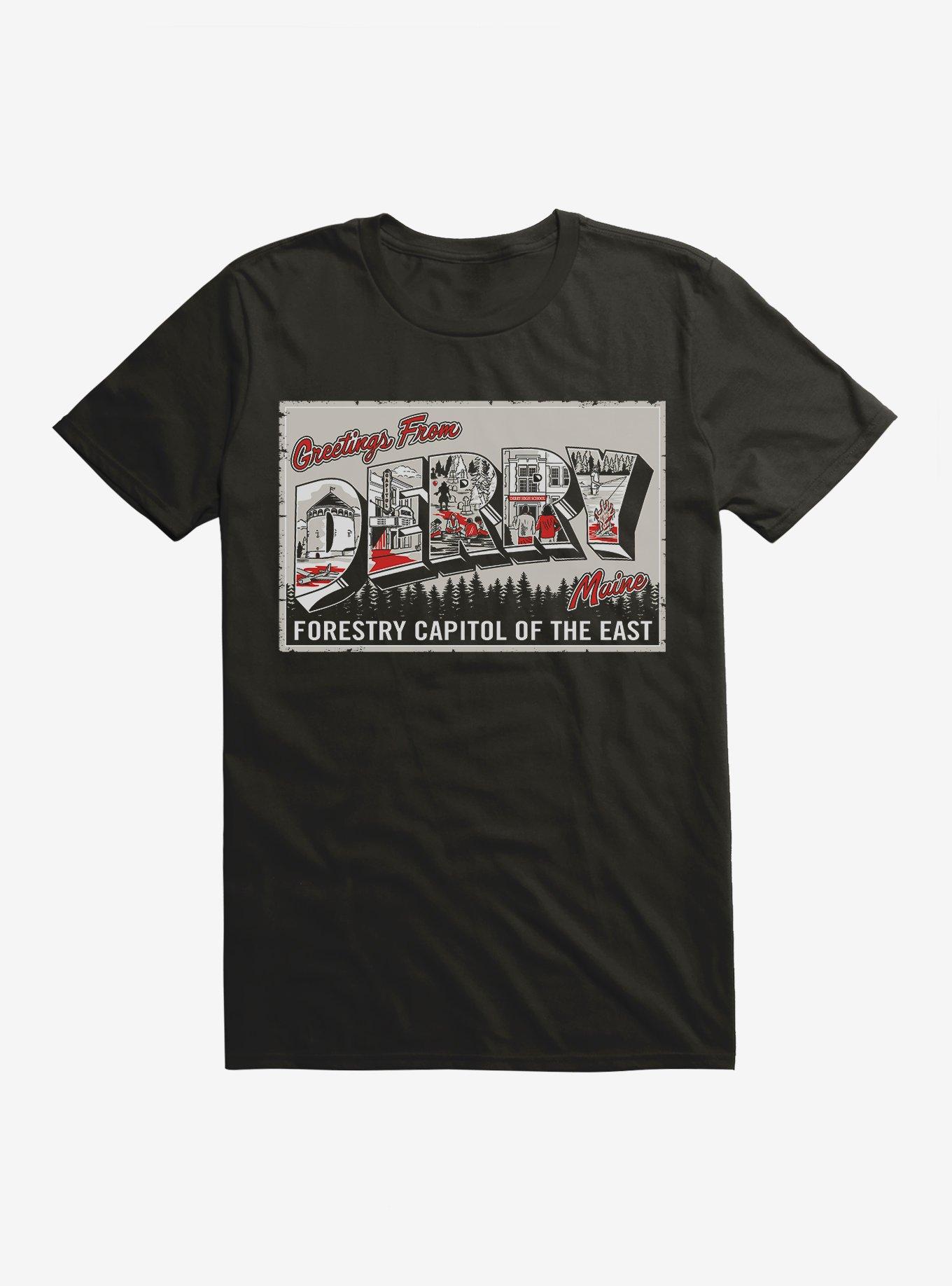 IT Welcome To Derry Greetings Form Derry Maine T-Shirt, , hi-res