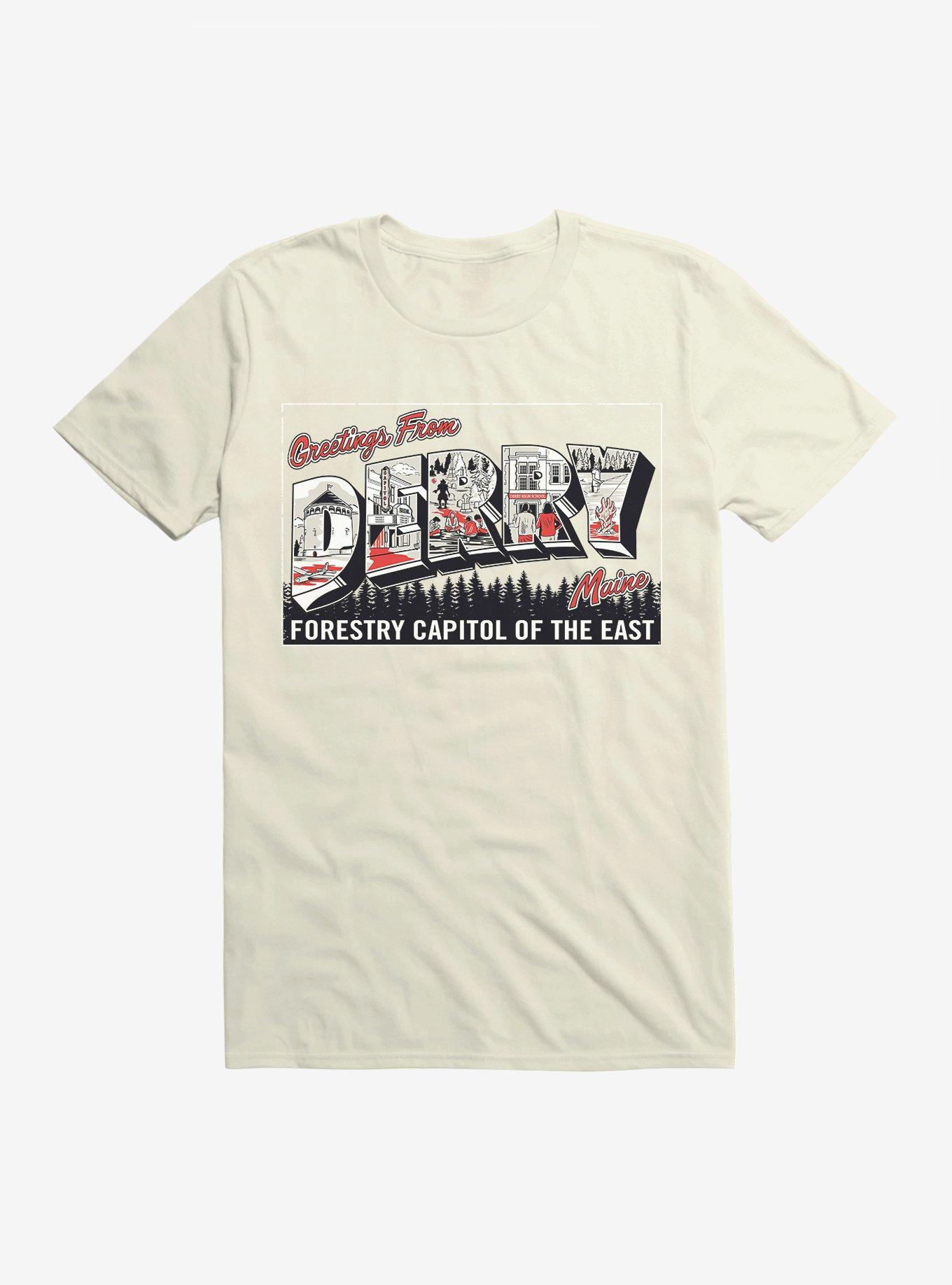 IT Welcome To Derry Greetings Form Derry Maine T-Shirt, , hi-res
