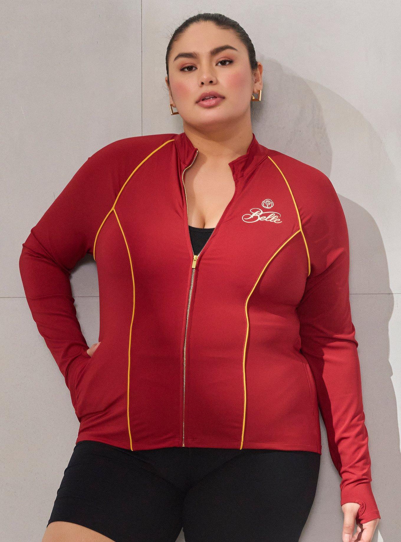 Disney Beauty and The Beast Belle Women's Plus Active Jacket - BoxLunch Exclusive