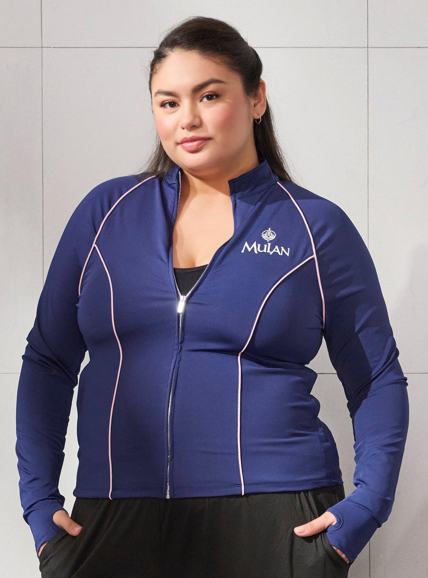 Disney Mulan Women's Plus Size Active Jacket &mdash; BoxLunch Exclusive, , hi-res