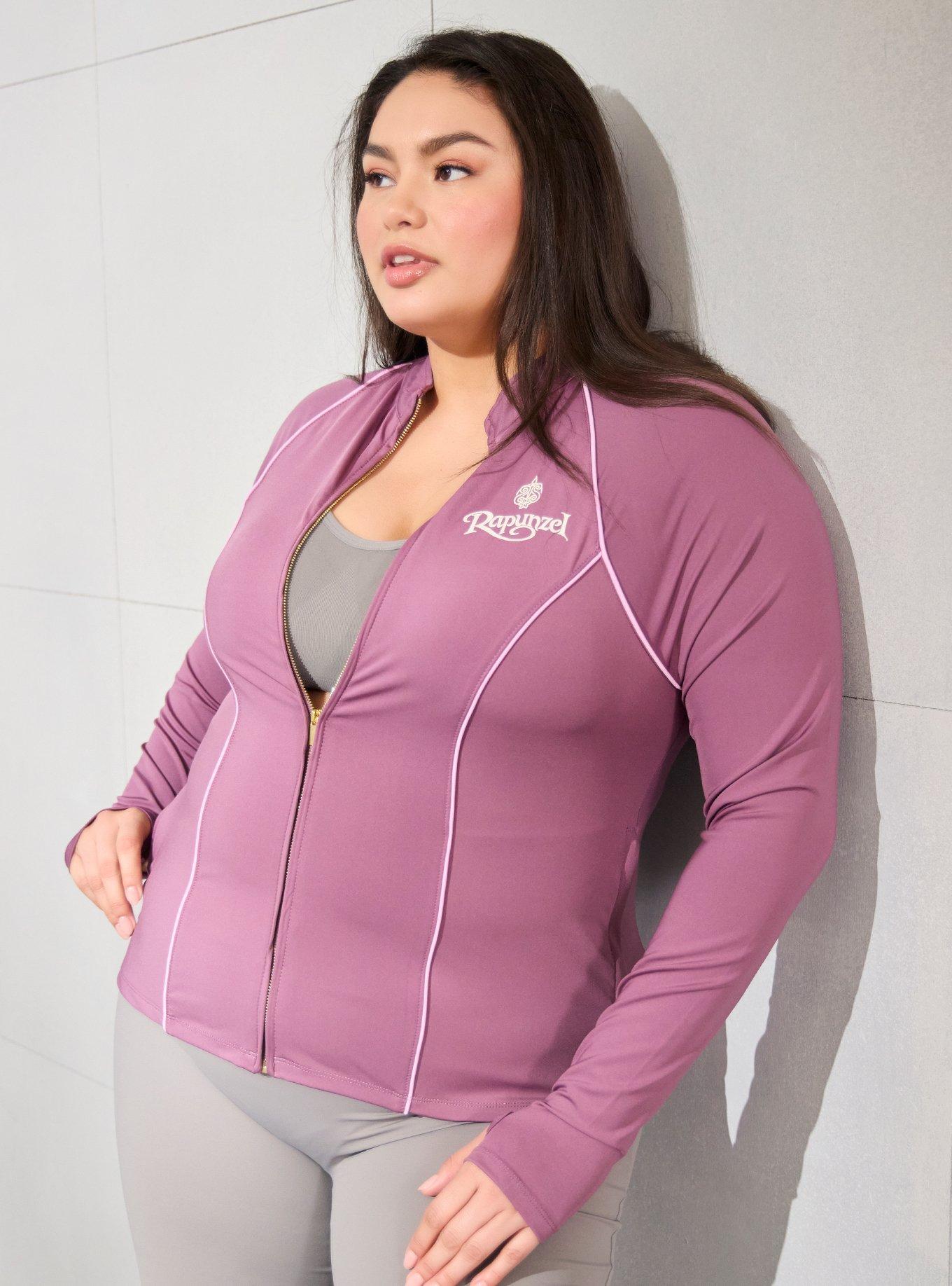 Disney Tangled Rapunzel Women's Plus Active Jacket — BoxLunch Exclusive