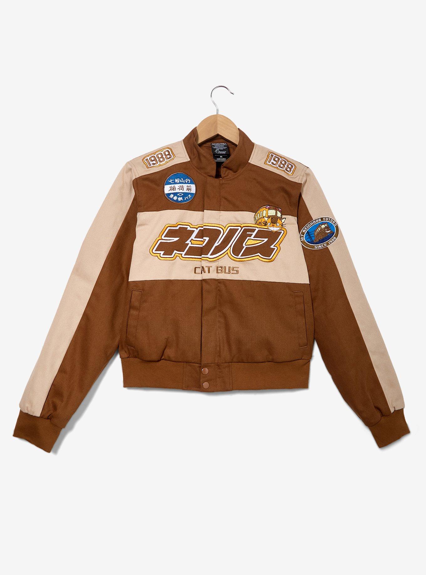 Studio Ghibli&reg; My Neighbor Totoro Catbus Women's Cropped Racing Jacket - BoxLunch Exclusive, , hi-res