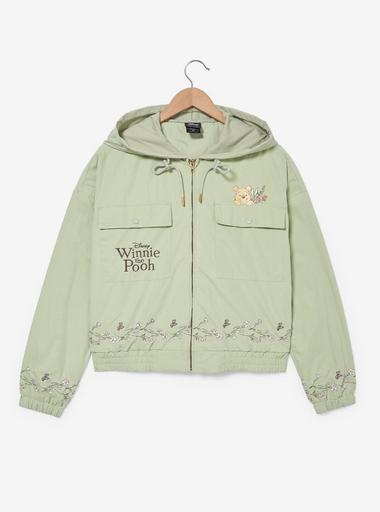 Disney Winnie the Pooh Floral Women's Cropped Jacket - BoxLunch
