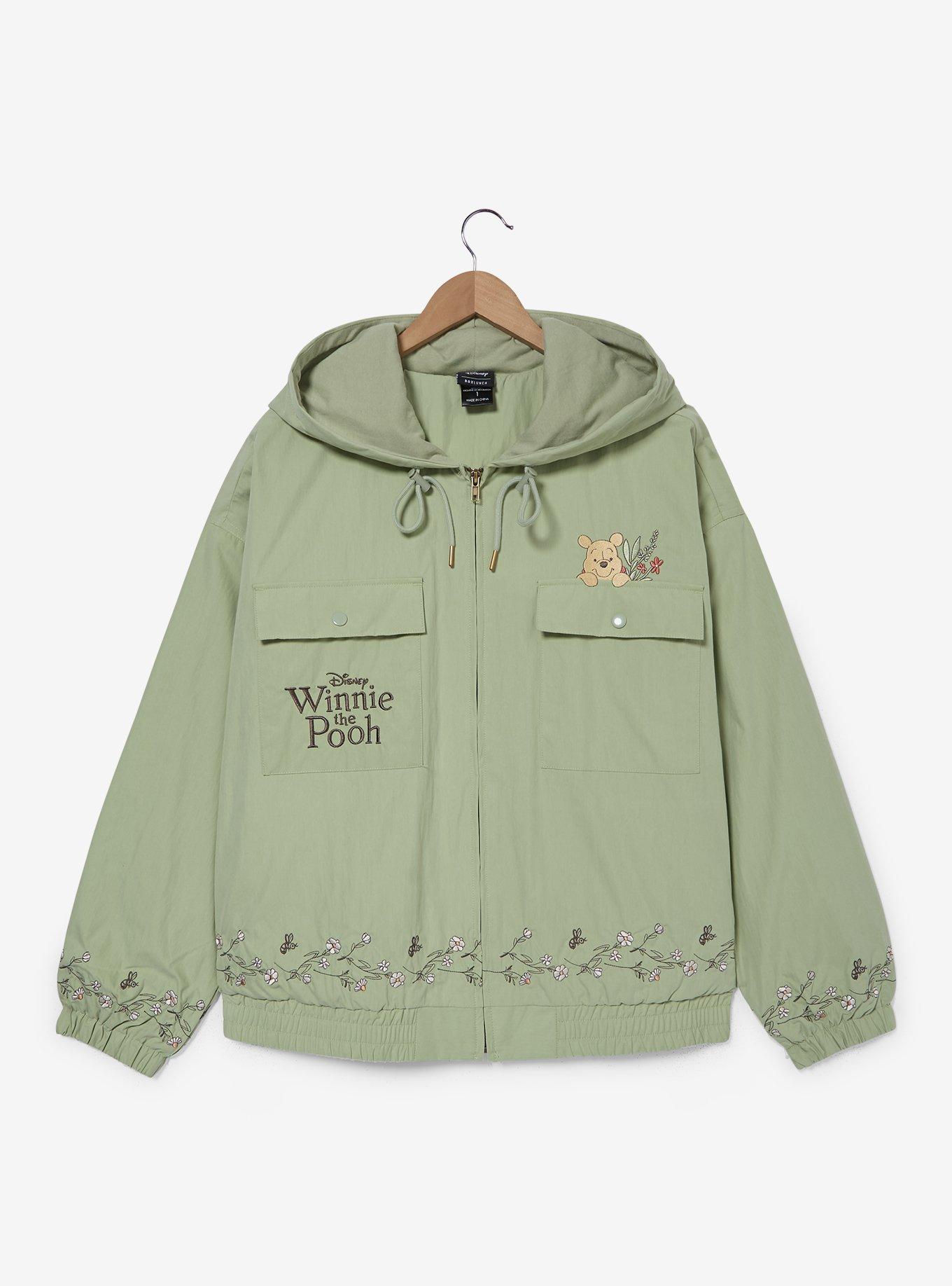 Disney Winnie the Pooh Green Women's Plus Cropped Jacket — BoxLunch Exclusive
