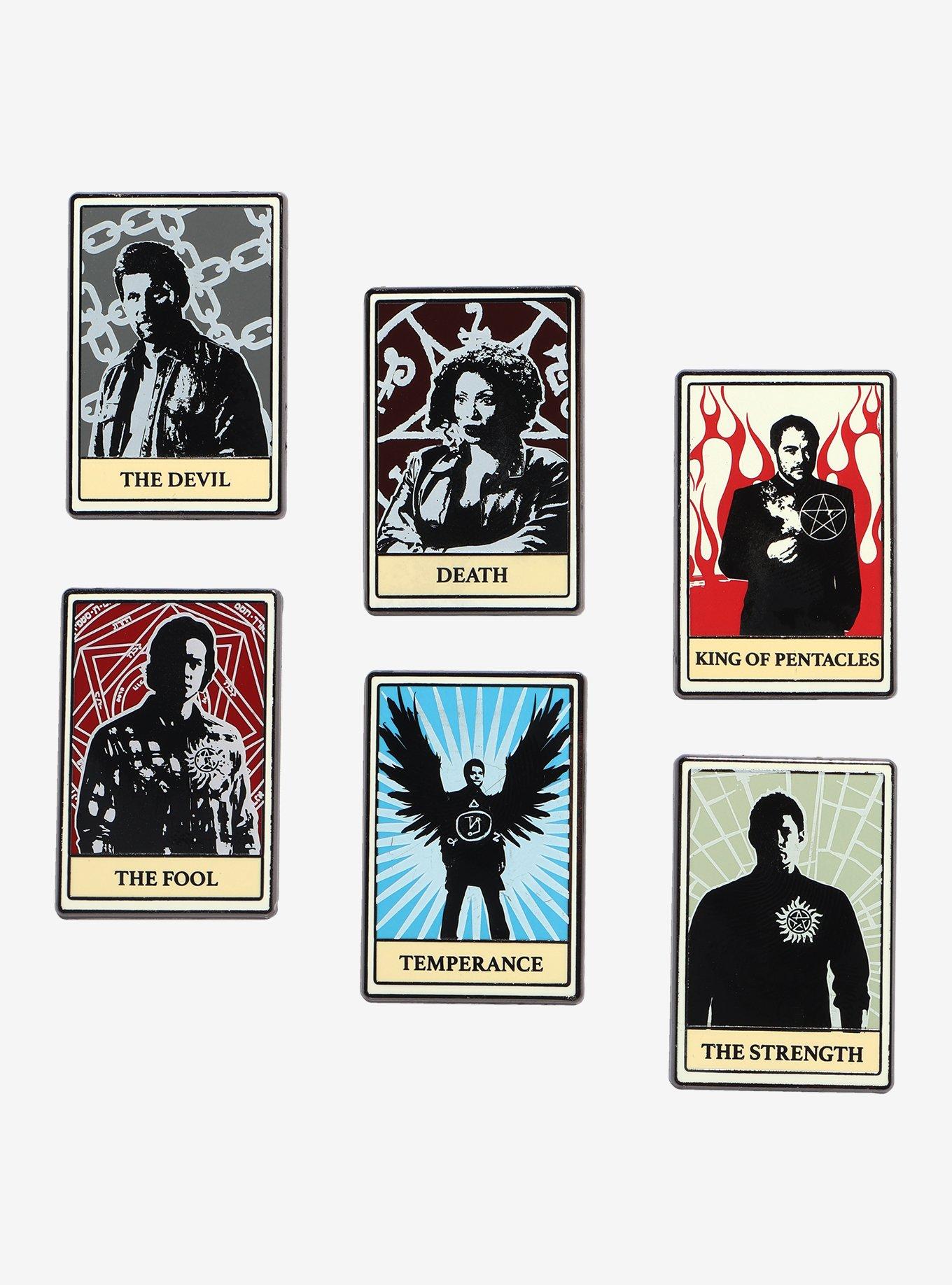 Supernatural Tarot Card Blind Box Enamel Pin Hot Topic Exclusive, , hi-res