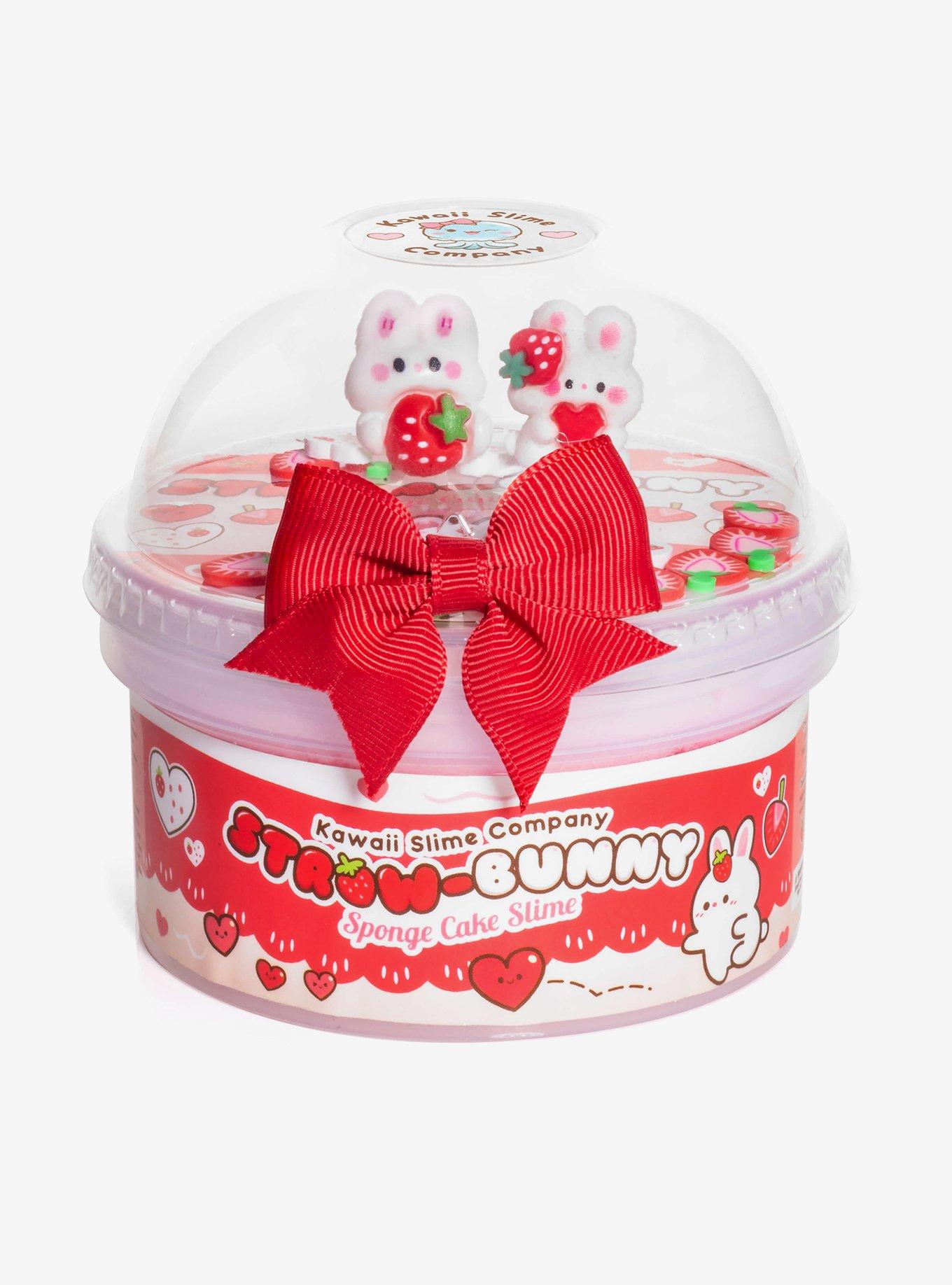Kawaii Slime Company Straw-Bunny Sponge Cake Slime, , hi-res