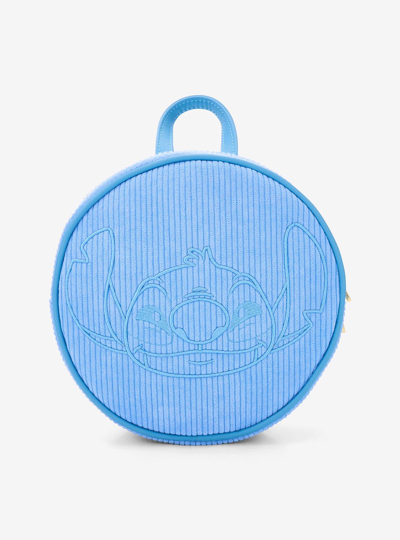Loungefly Disney Lilo & Stitch Corduroy Embroidered Stitch Convertible Mini Backpack - BoxLunch Exclusive, , hi-res
