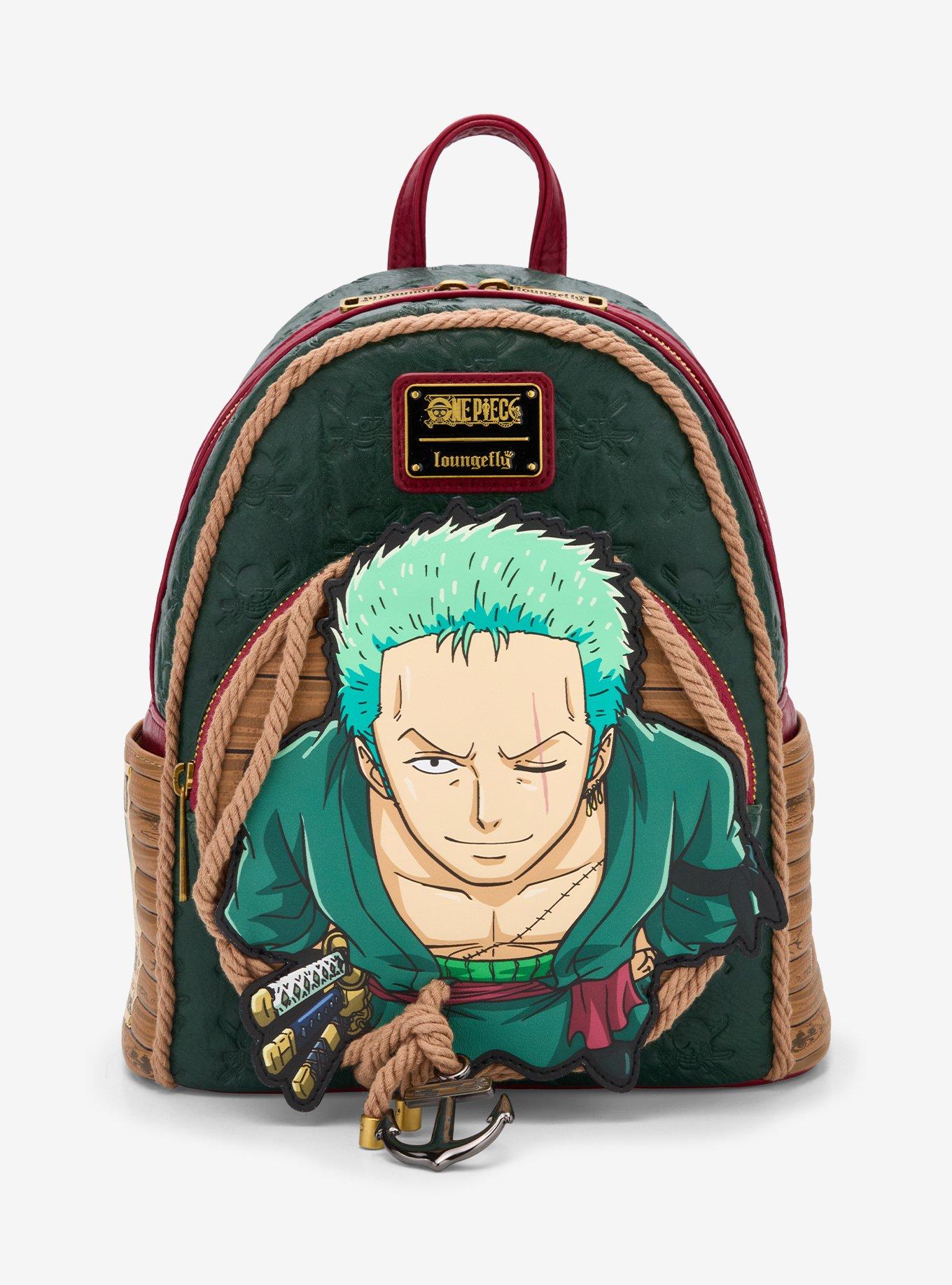 Loungefly One Piece Zoro Rope Mini Backpack &mdash; BoxLunch Exclusive, , hi-res