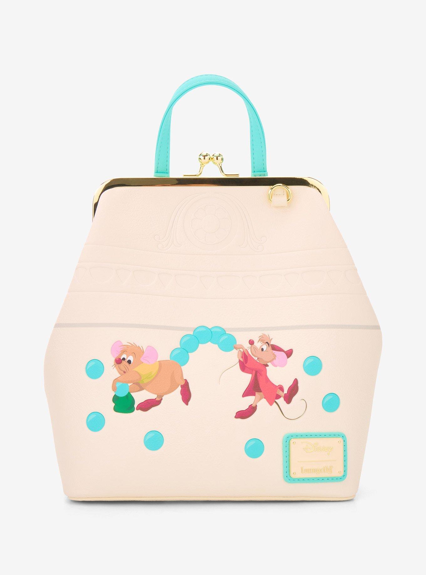 Loungefly Disney Cinderella Jaq & Gus Beads Mini Backpack - BoxLunch Exclusive, , hi-res