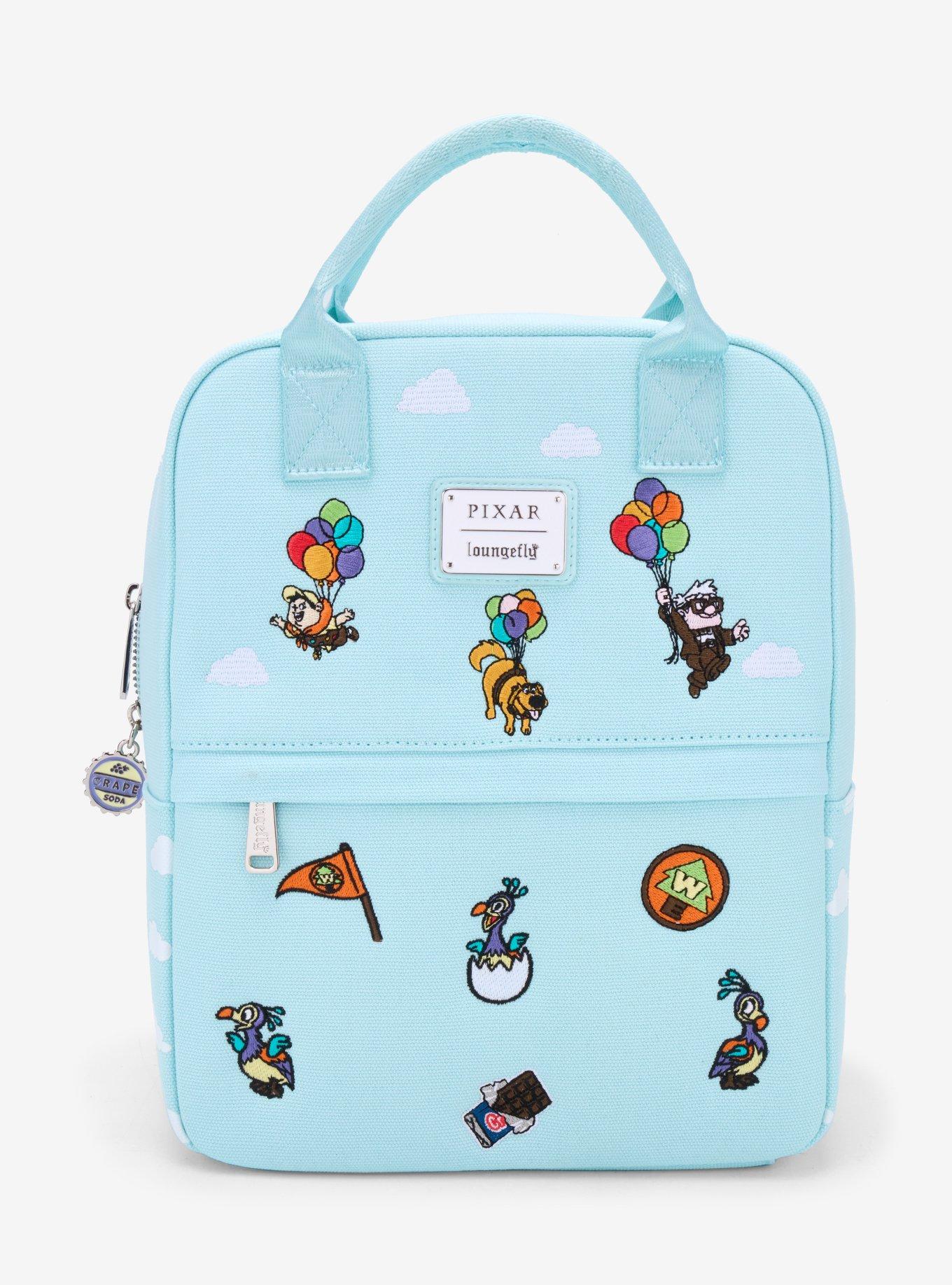 Loungefly Disney Pixar Up Embroidered Icons Canvas Mini Backpack &mdash; BoxLunch Exclusive, , hi-res