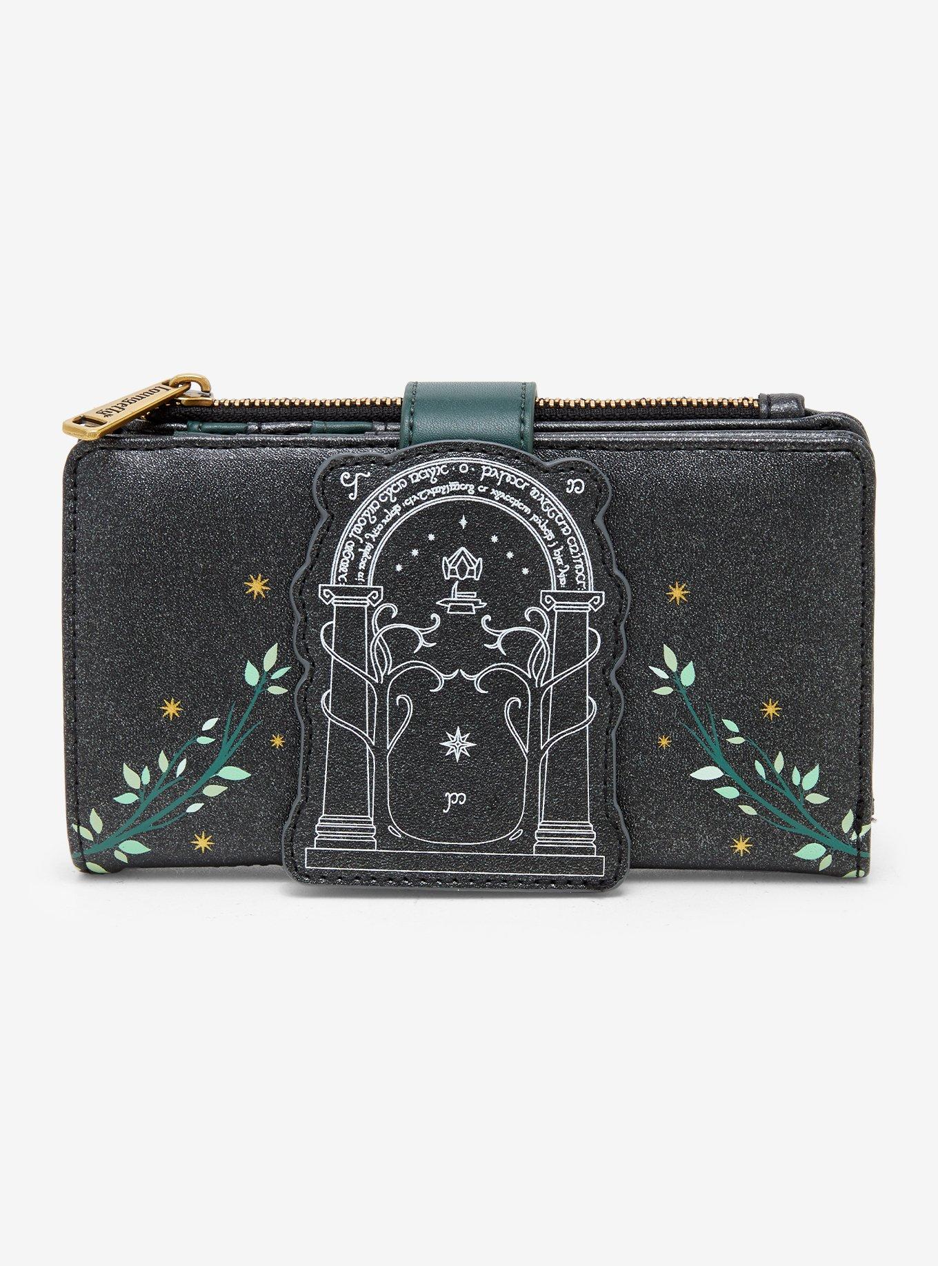 Loungefly The Lord of the Rings Doors of Durin Glow-in-the-Dark Zip Wallet &mdash; BoxLunch Exclusive, , hi-res