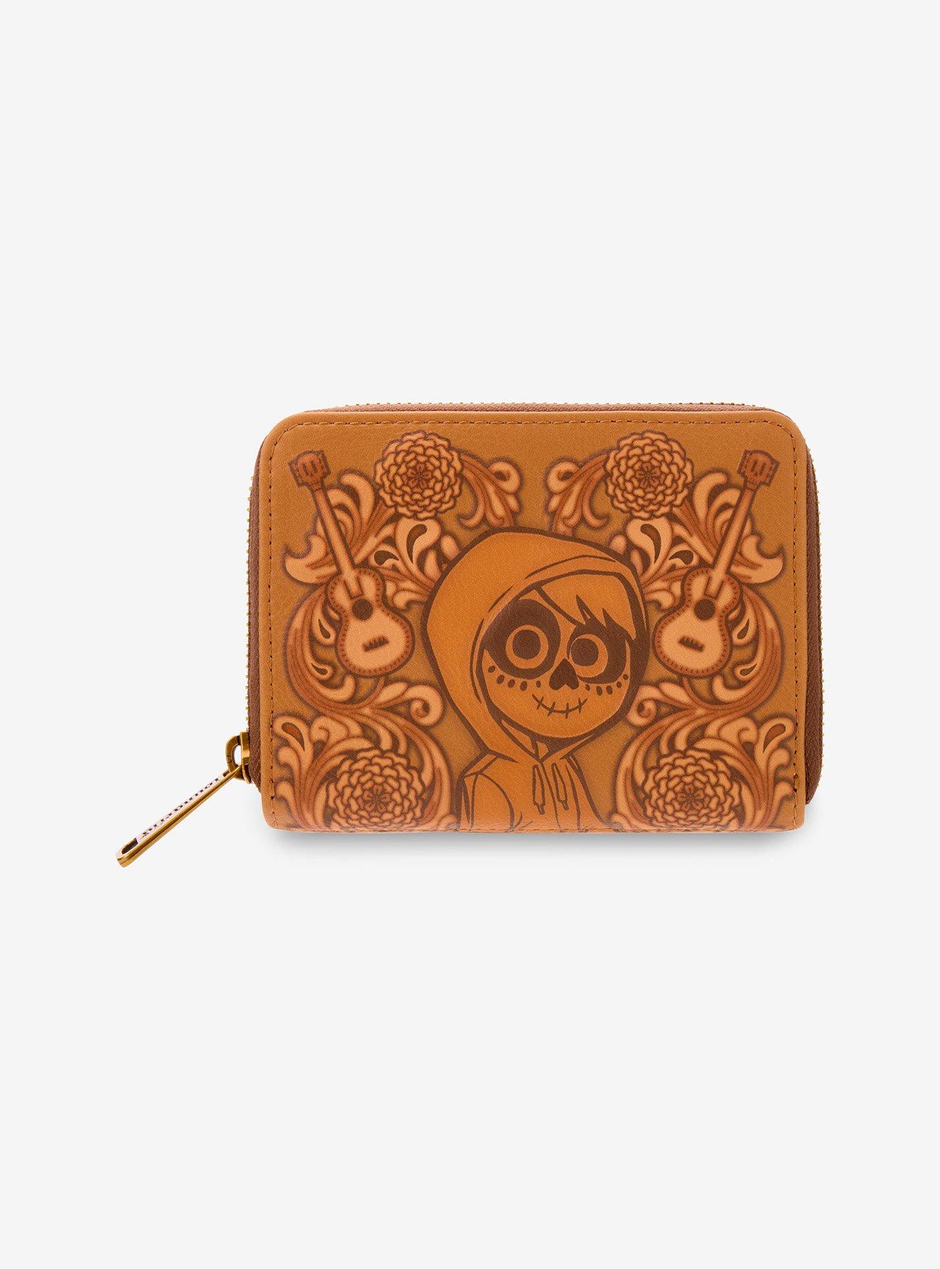 Loungefly Disney Pixar Coco Floral Miguel Tonal Wallet - BoxLunch Exclusive, , hi-res