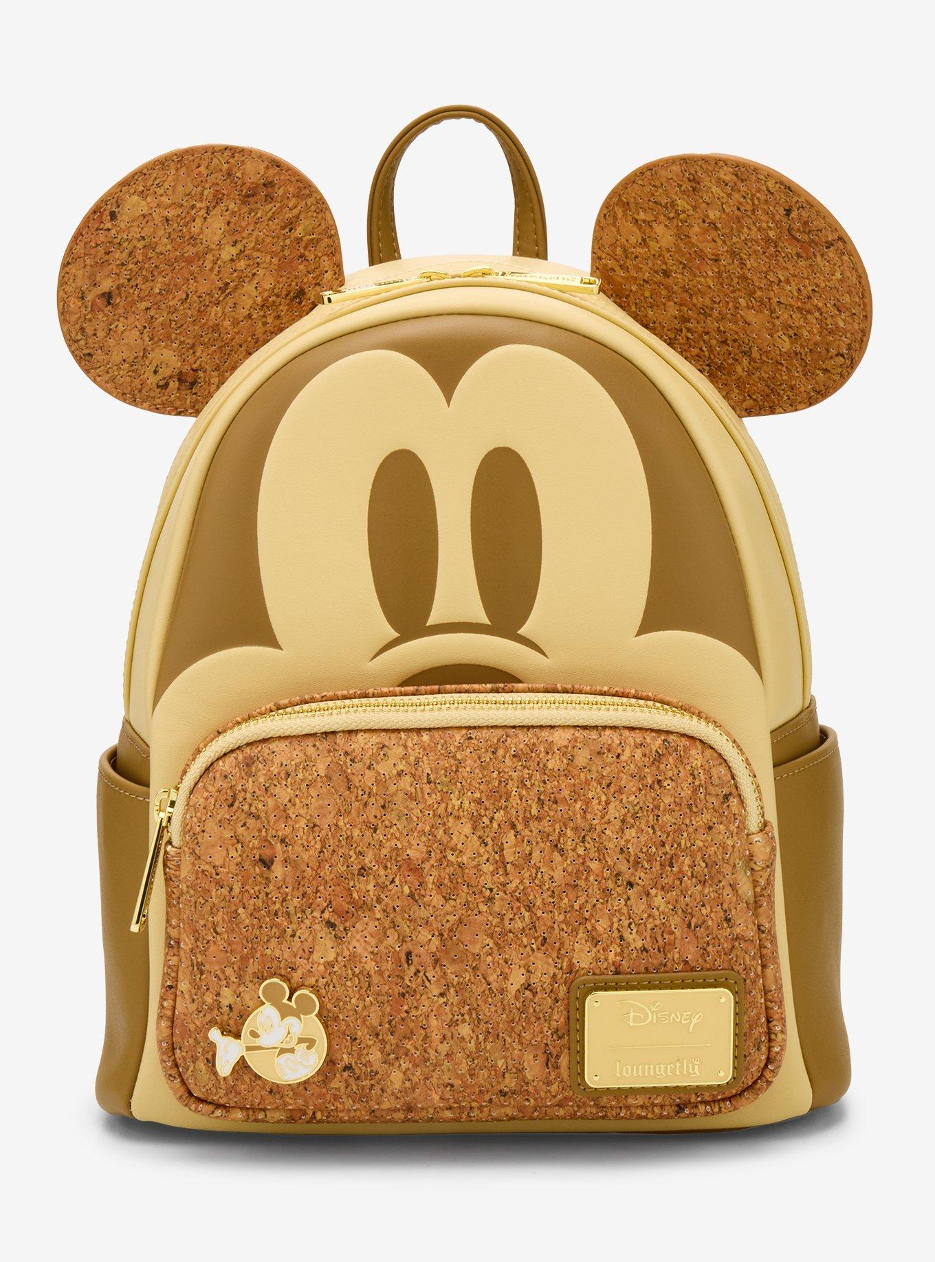 Loungefly Disney Mickey Mouse Corkboard Pin Display Ears Mini Backpack with Pin - BoxLunch Exclusive, , hi-res