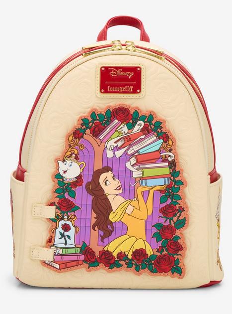 Loungefly Disney Beauty and the Beast Belle Roses Magnetic Door