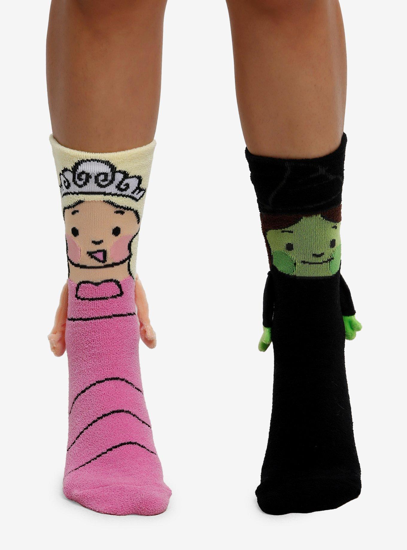 Wicked Magnetic Arms Mismatch Cozy Socks, , hi-res