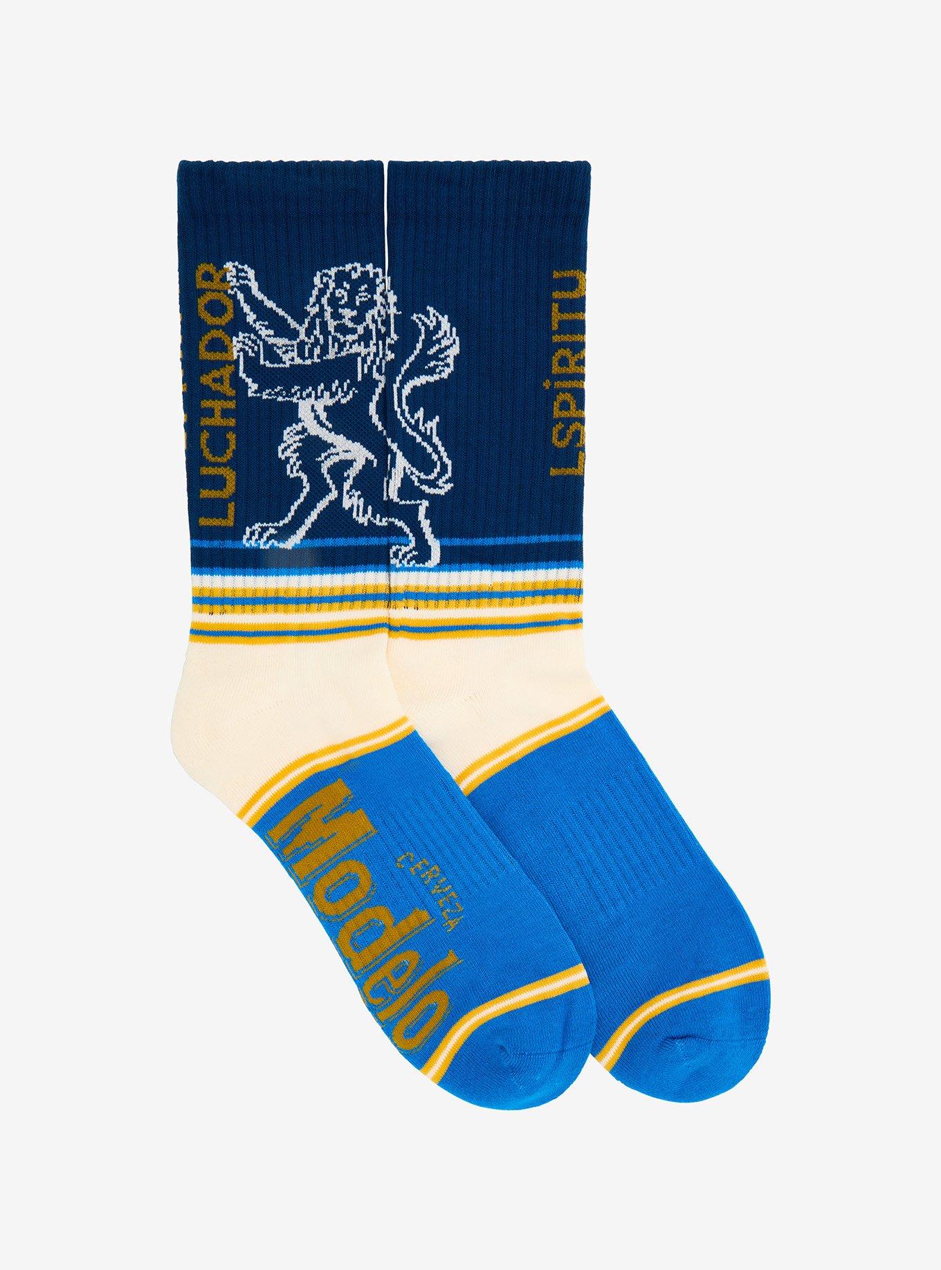 Modelo Logo Color Block Crew Socks - BoxLunch Exclusive, , hi-res