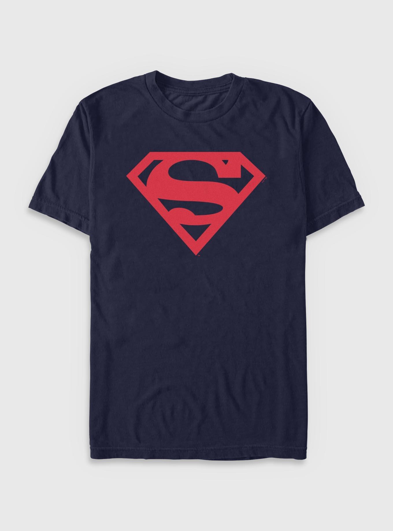 DC Superman Big Super Emblem T-Shirt, NAVY, hi-res