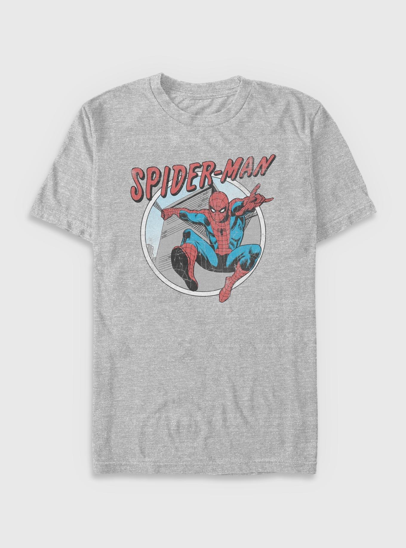 Marvel Spider-Man Retro T-Shirt, ATH HTR, hi-res