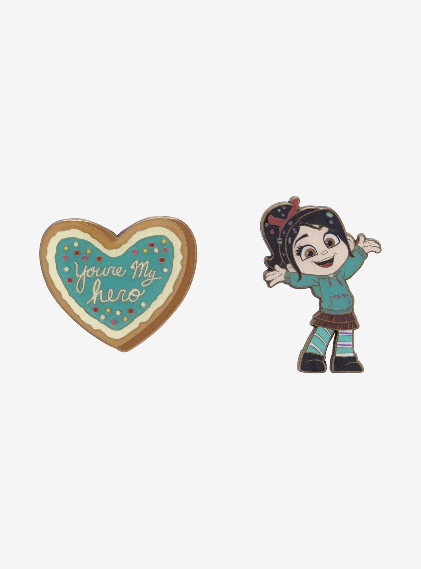 Loungefly Disney Wreck-It Ralph Vanellope Enamel Pin Set Hot Topic Exclusive, , hi-res