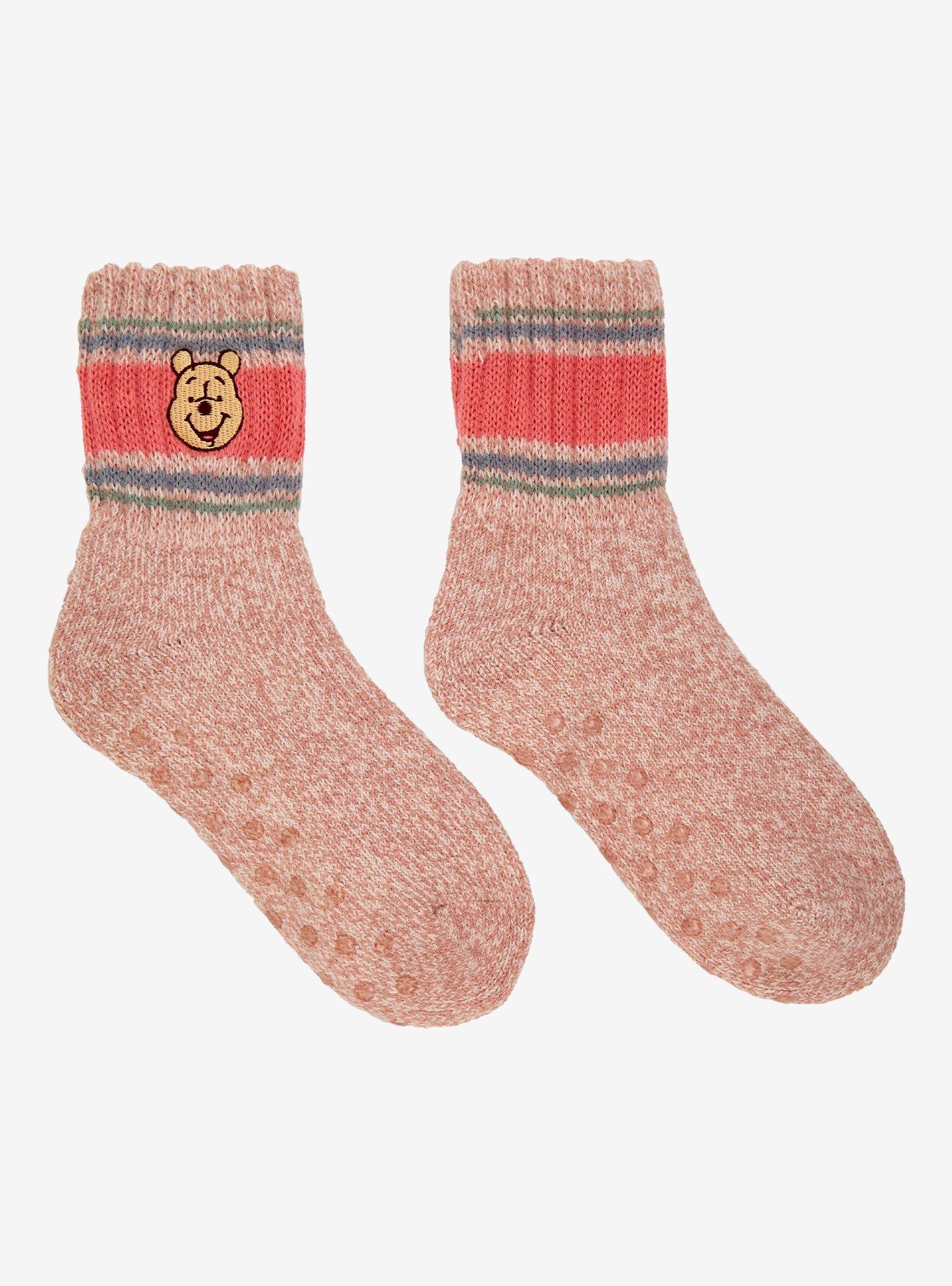 Disney Winnie the Pooh Knit Slipper Socks - BoxLunch Exclusive, , hi-res