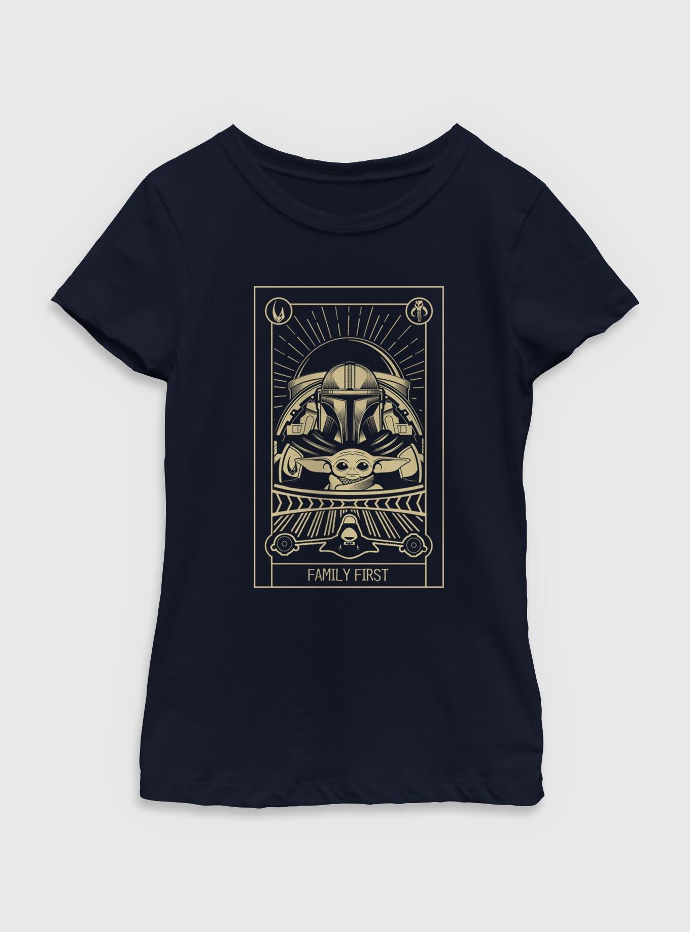 Star Wars The Mandalorian Family First Tarot Youth Girls T-Shirt, , hi-res