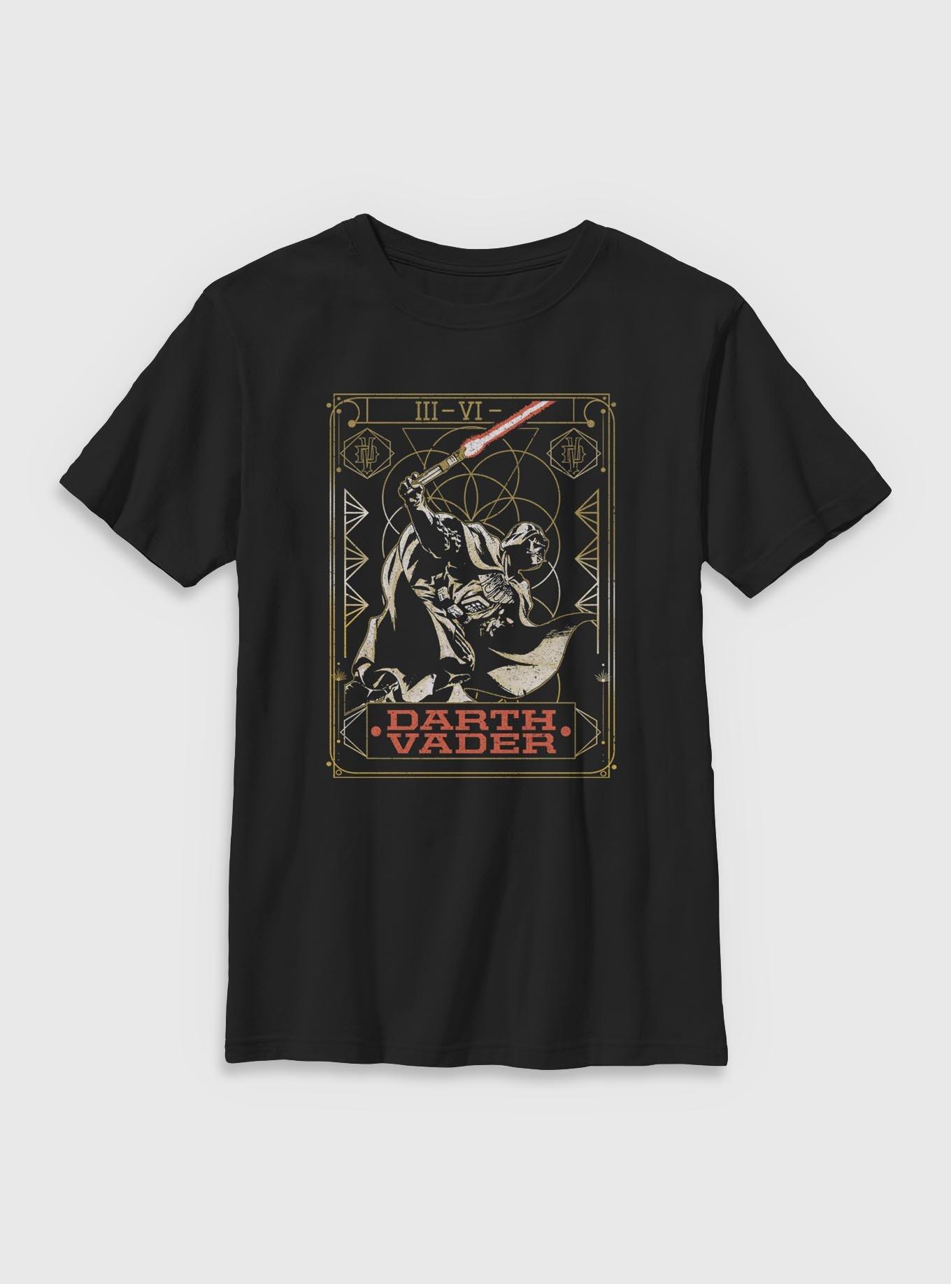 Star Wars Darth Vader Battle Tarot Youth T-Shirt, , hi-res