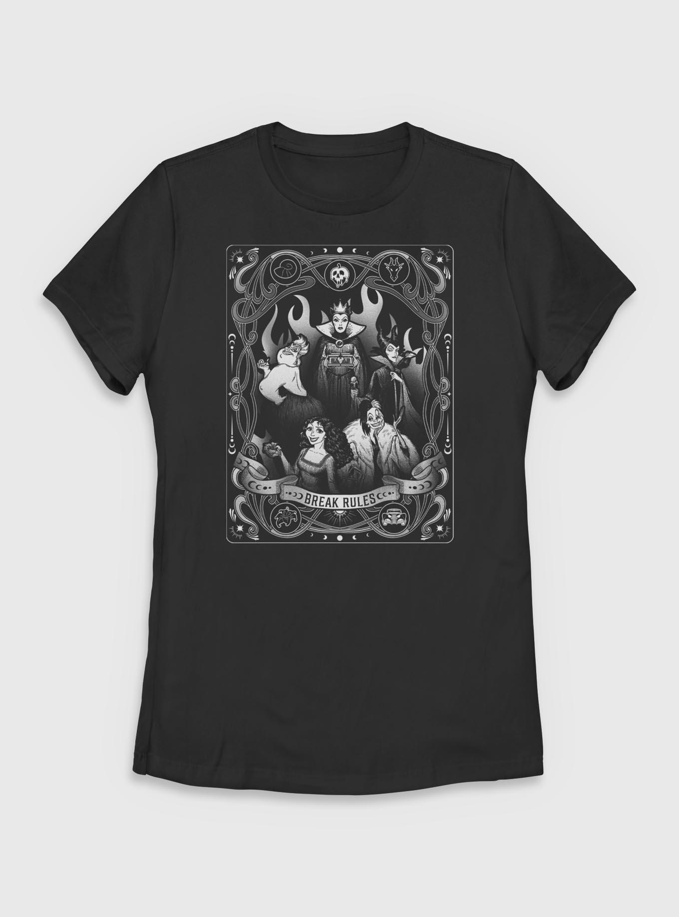 Disney Villains Break Rules Tarot Womens T-Shirt, , hi-res