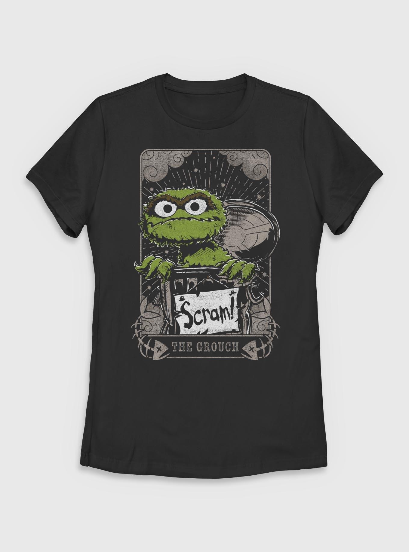 Sesame Street Oscar The Grouch Scram Tarot Womens T-Shirt, , hi-res