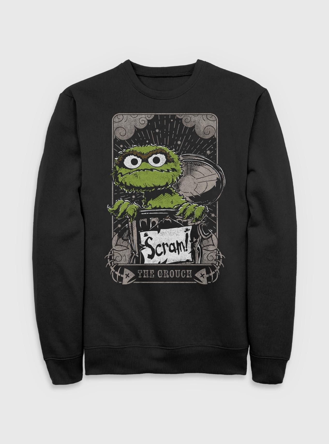 Sesame Street Oscar The Grouch Scram Tarot Sweatshirt, , hi-res