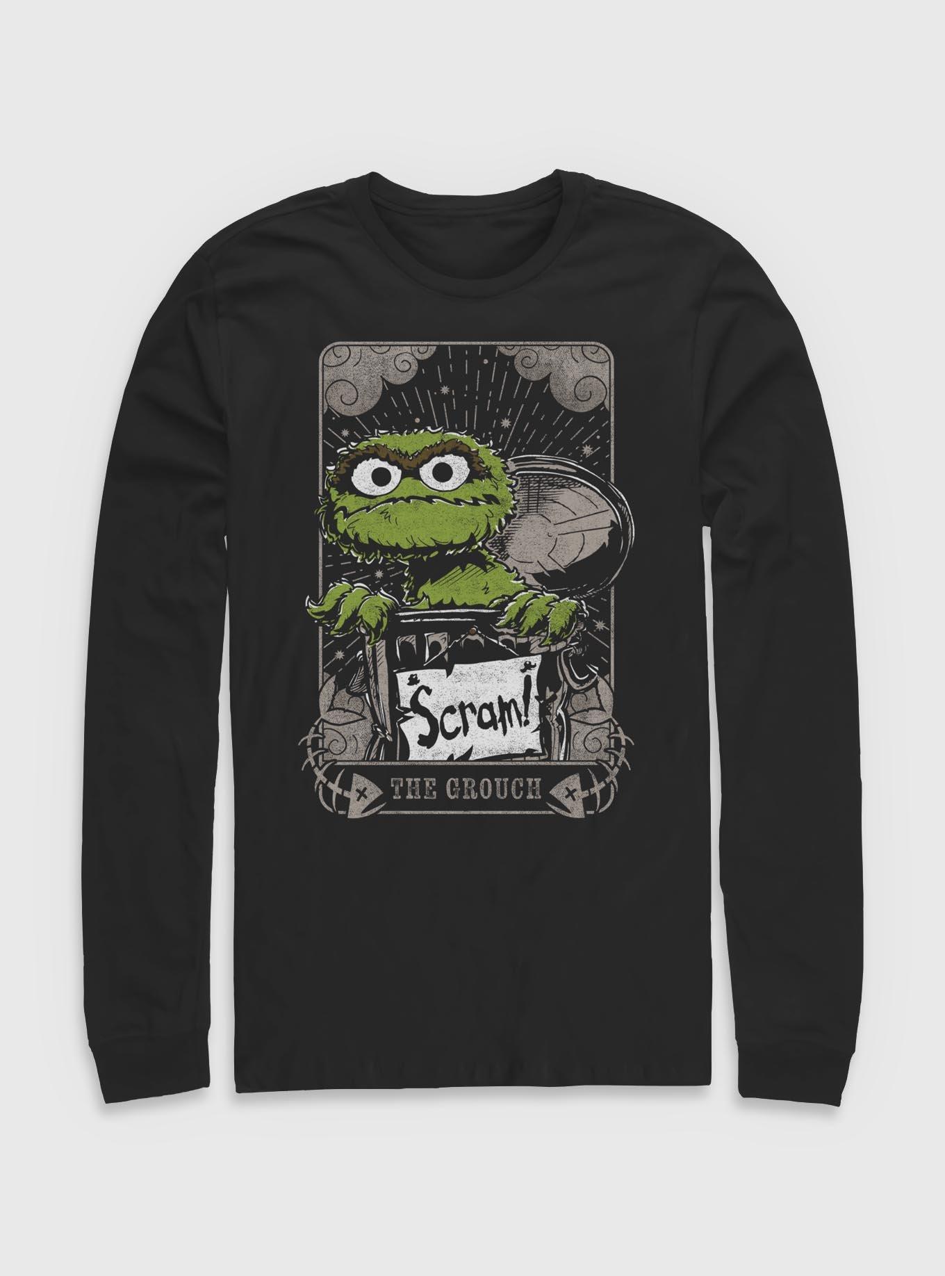 Sesame Street Oscar The Grouch Scram Tarot Long Sleeve T-Shirt, , hi-res