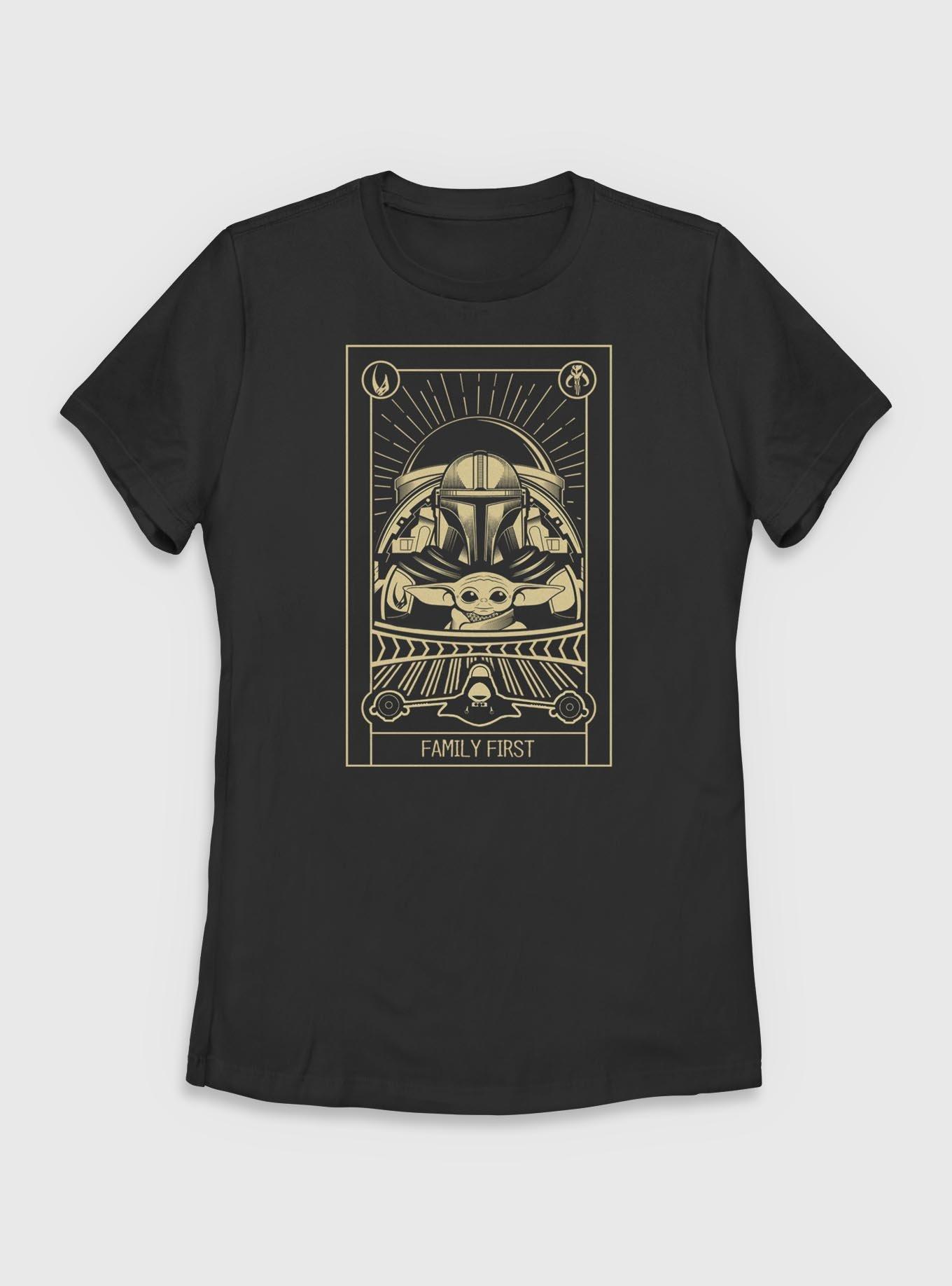 Star Wars The Mandalorian Family First Tarot Womens T-Shirt, , hi-res