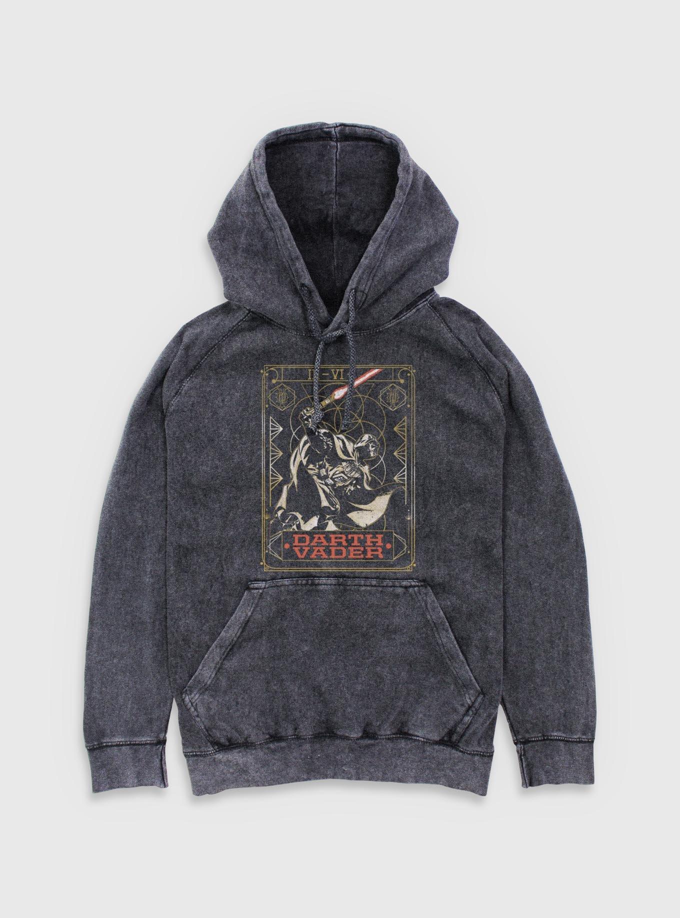 Star Wars Darth Vader Battle Tarot Mineral Wash Hoodie, , hi-res