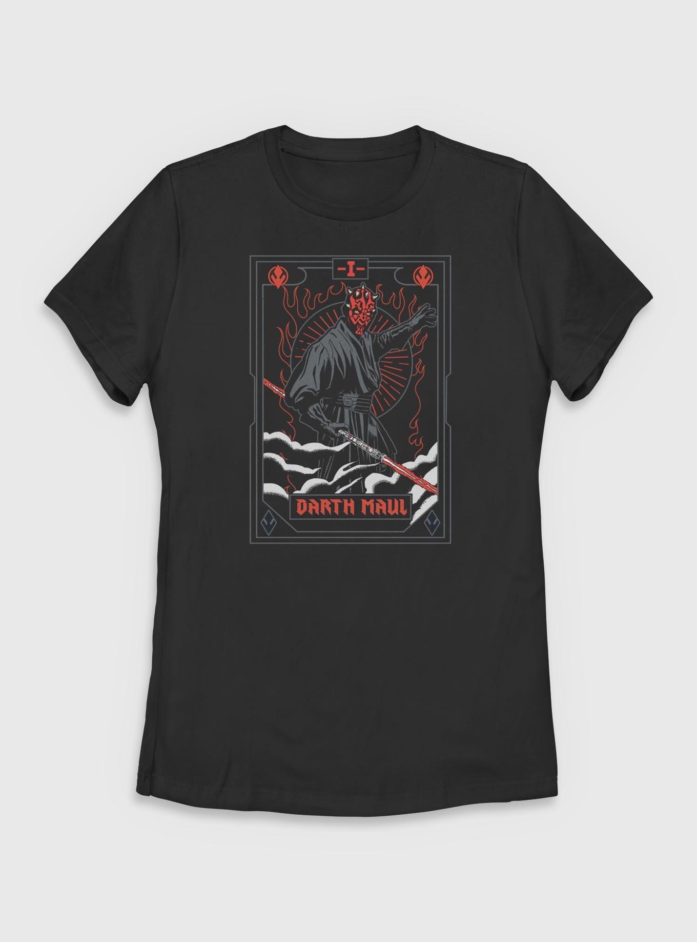Star Wars Darth Maul Battle Stance Tarot Womens T-Shirt, , hi-res