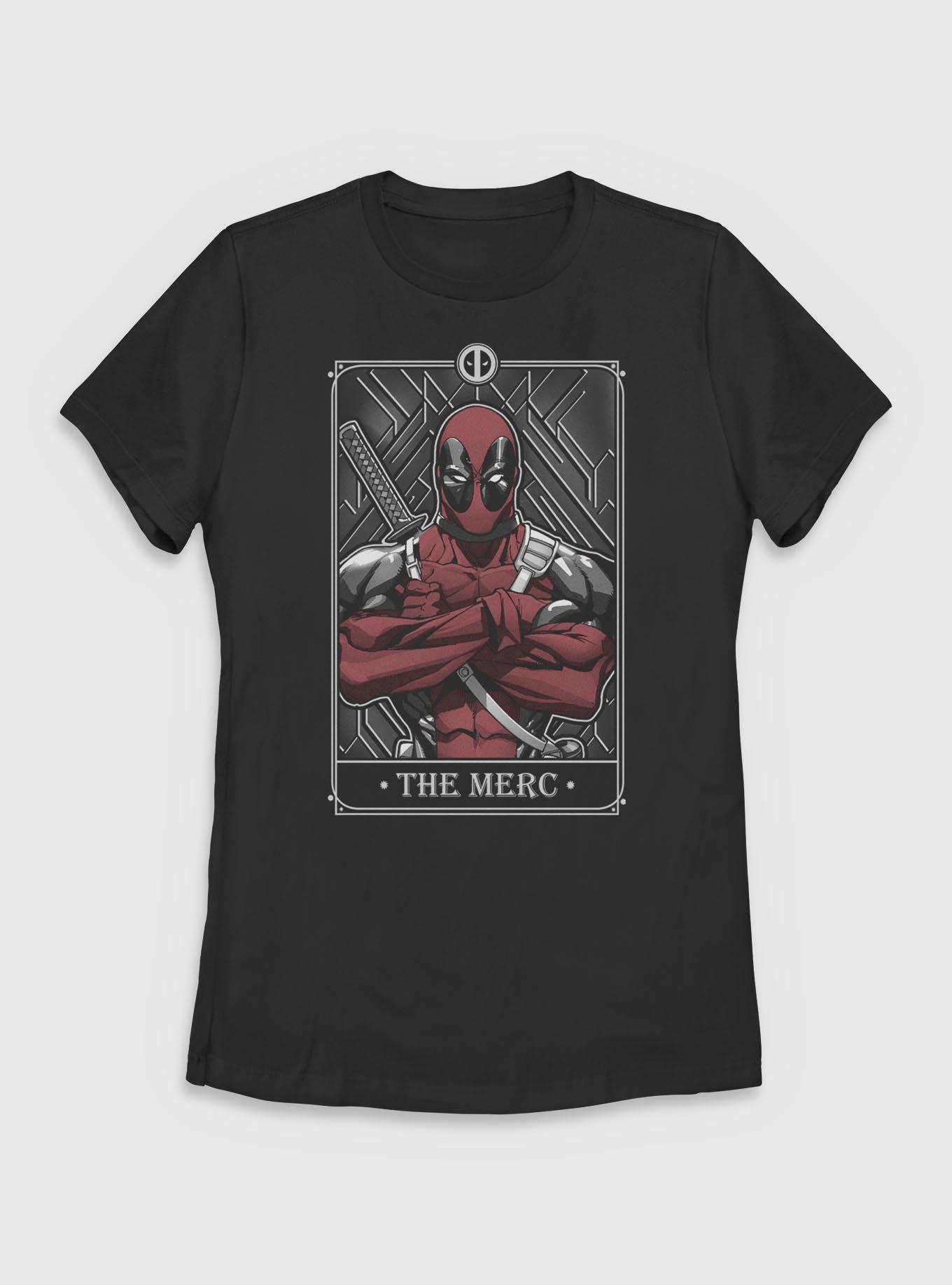 ★MARVELCOLLECTION★ Small Planet Deadpool Box Logo T-Shirt ☆MARVELCOLLECTION☆ Small Planet Deadpool Box Logo T-Shirt