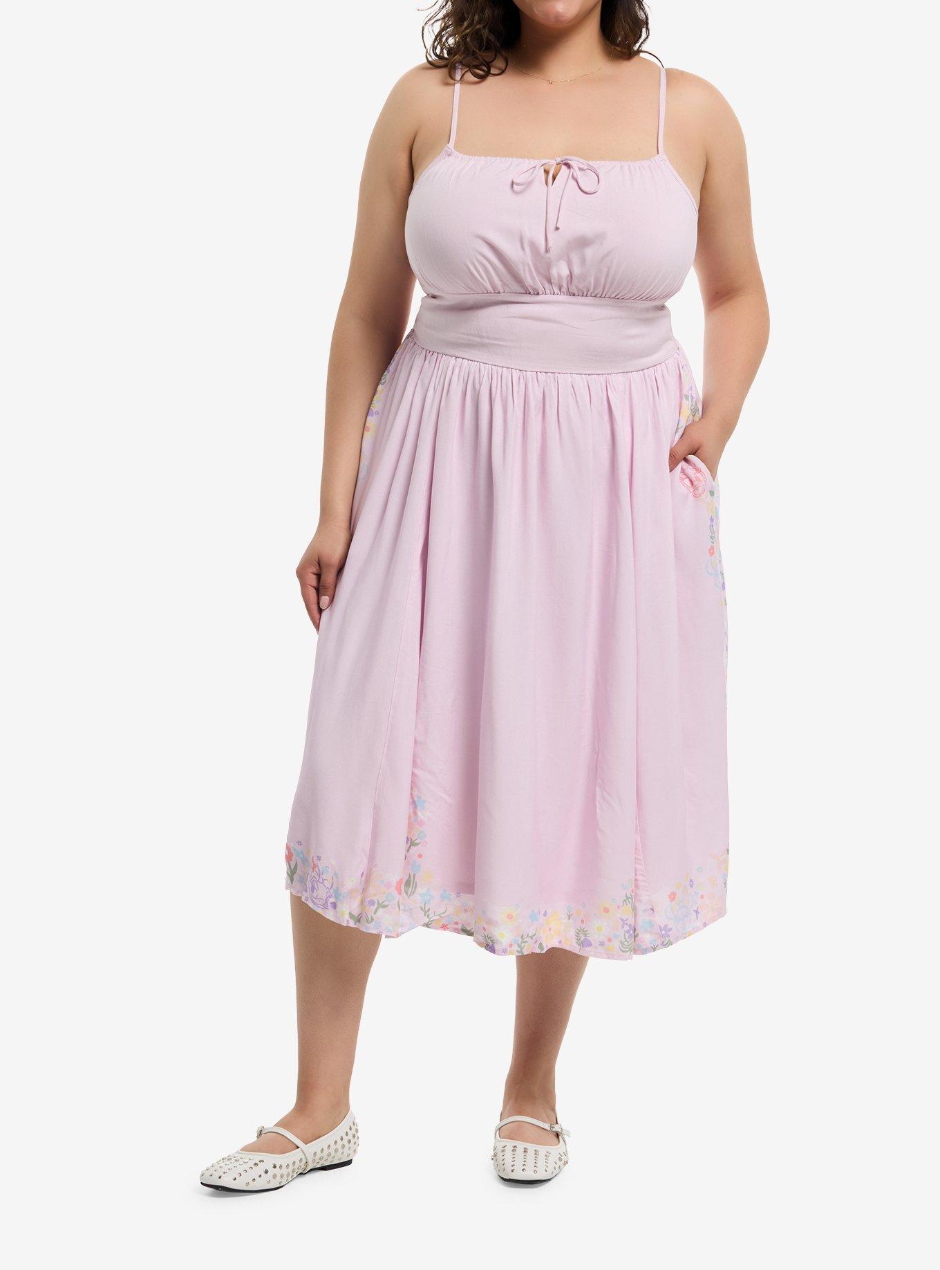 Her Universe Disney Minnie Mouse & Daisy Duck Floral Cami Dress Plus Size Her Universe Exclusive, , hi-res