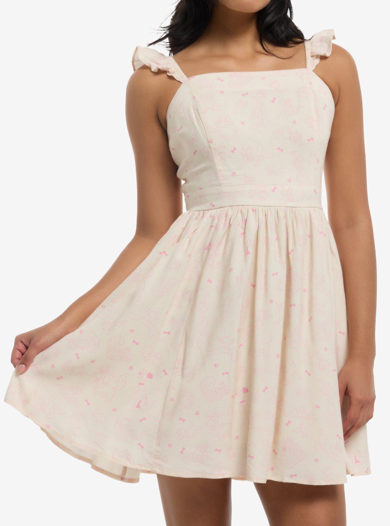 Her Universe Disney Cats & Dogs Ruffle Dress Her Universe 