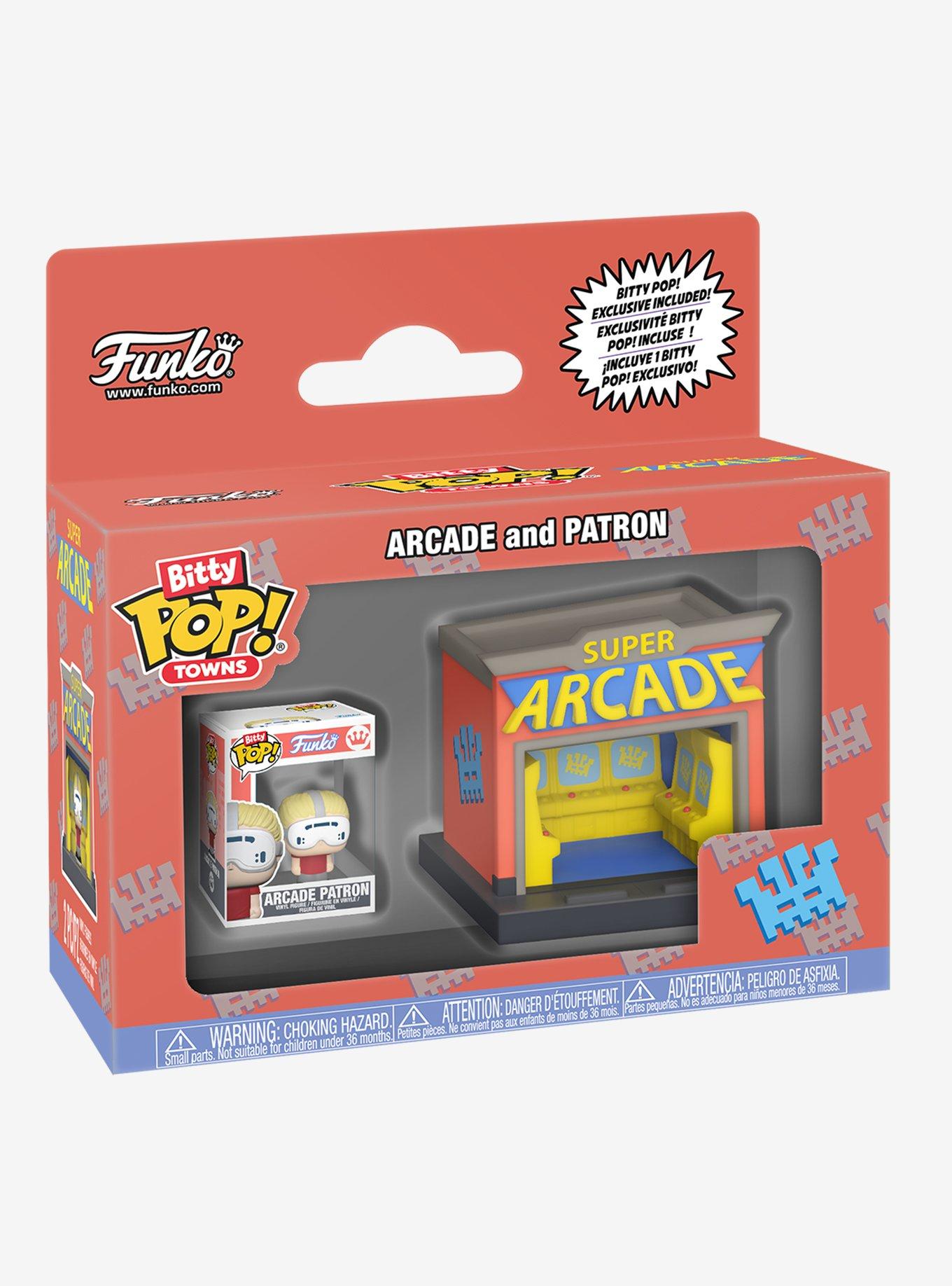 Funko Bitty Pop! Towns Arcade And Patron Vinyl Figure Set, , hi-res