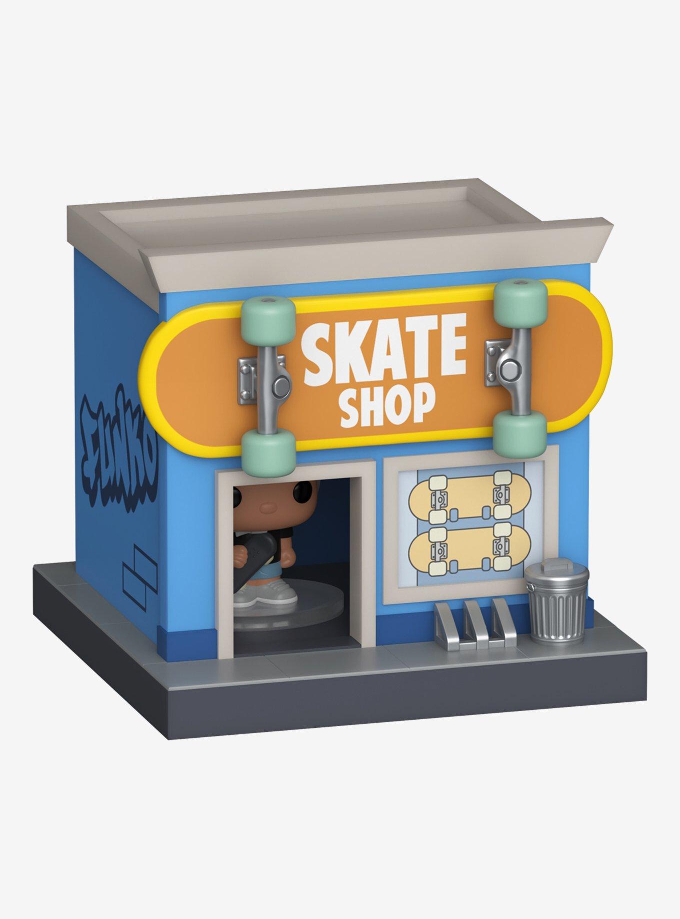 Funko Bitty Pop! Towns Skateboarder And Skate Shop Vinyl Figure Set, , hi-res