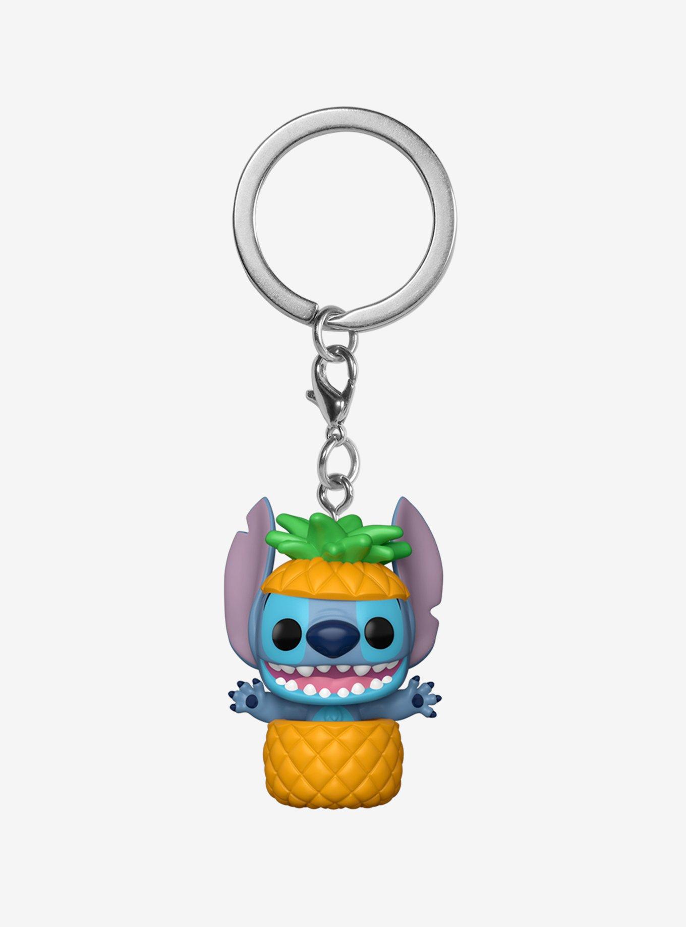 Funko Disney Lilo & Stitch Pocket Pop! Stitch In Pineapple Key Chain, , hi-res