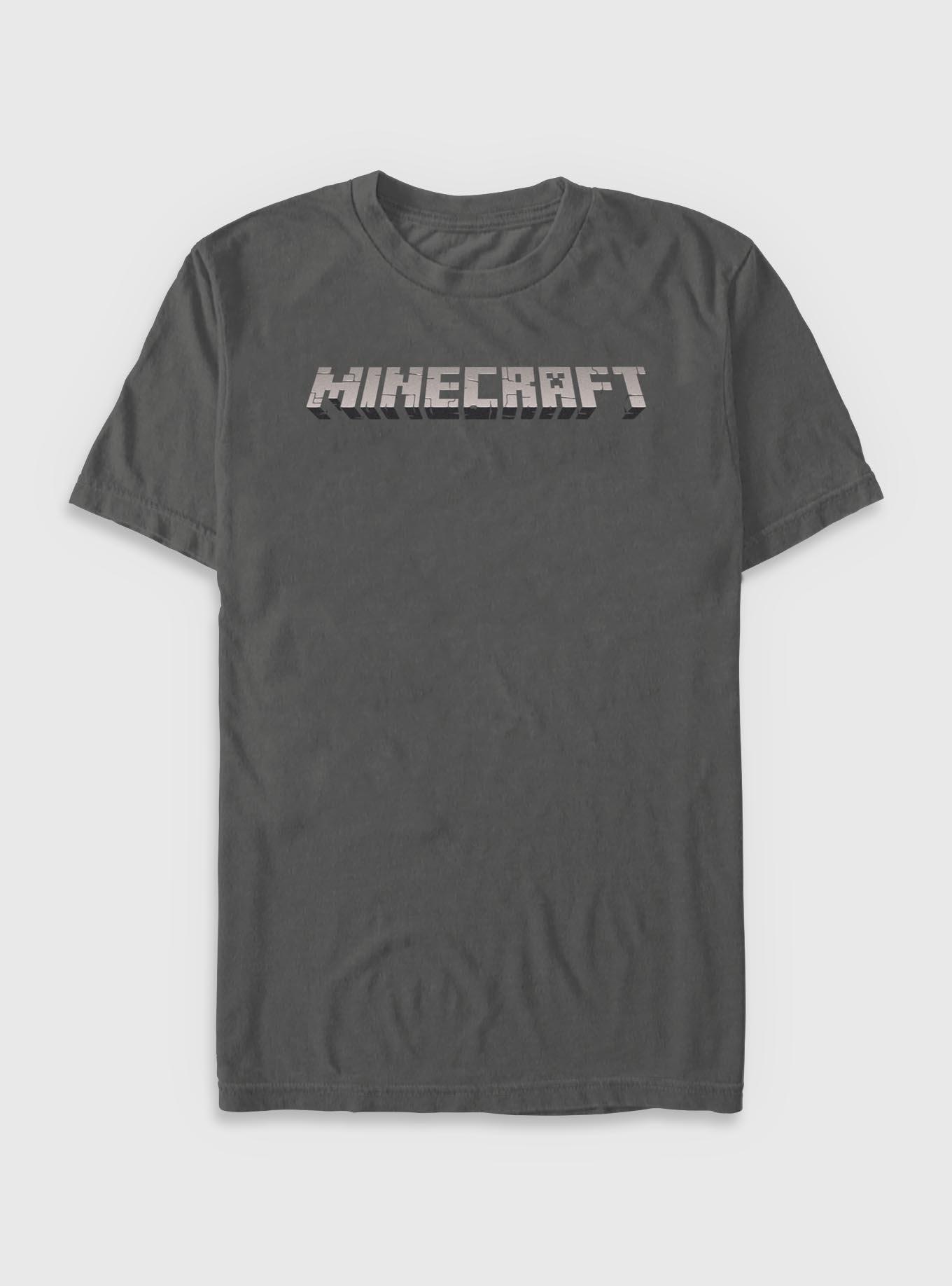 Minecraft Classic Logo Garment Dye T-Shirt, PEPPER, hi-res