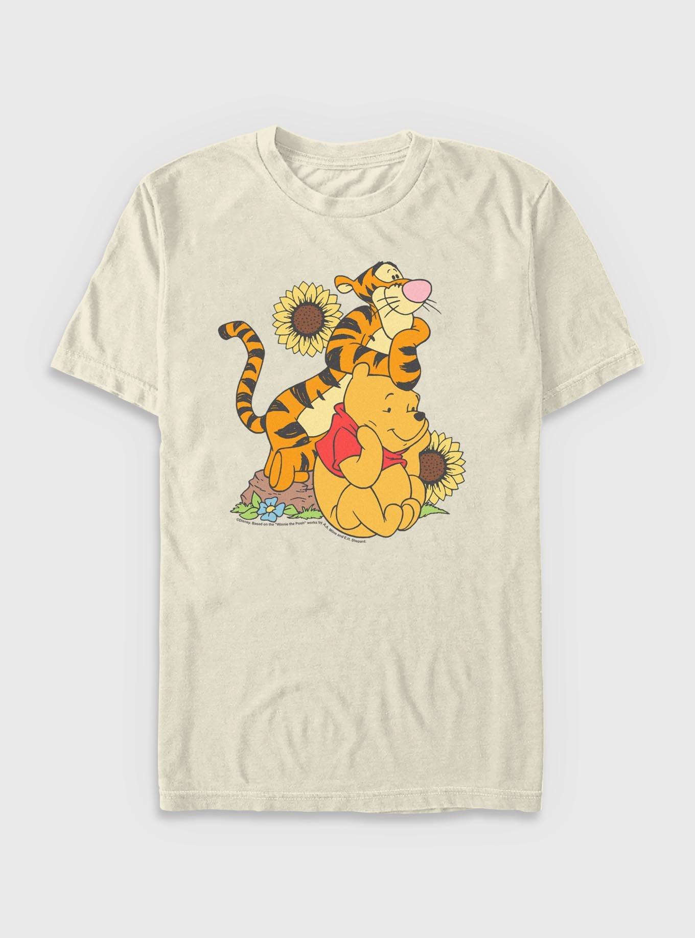 Disney Winnie The Pooh Winnie and Tigger Garment Dye T-Shirt, IVORY, hi-res