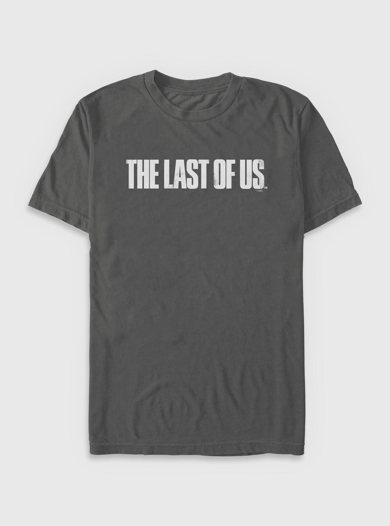 The Last Of Us Distressed Logo Garment Dye T-Shirt, , hi-res