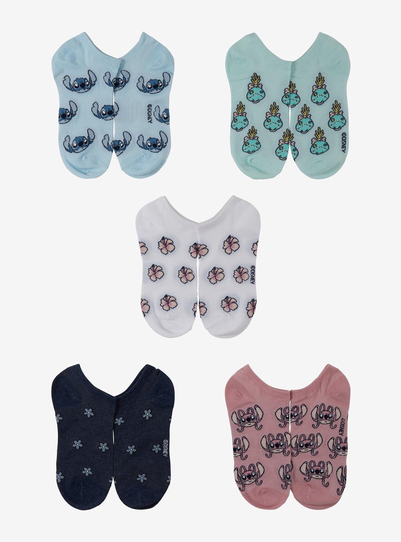 Disney Lilo & Stitch Allover Print Sock Set, , hi-res